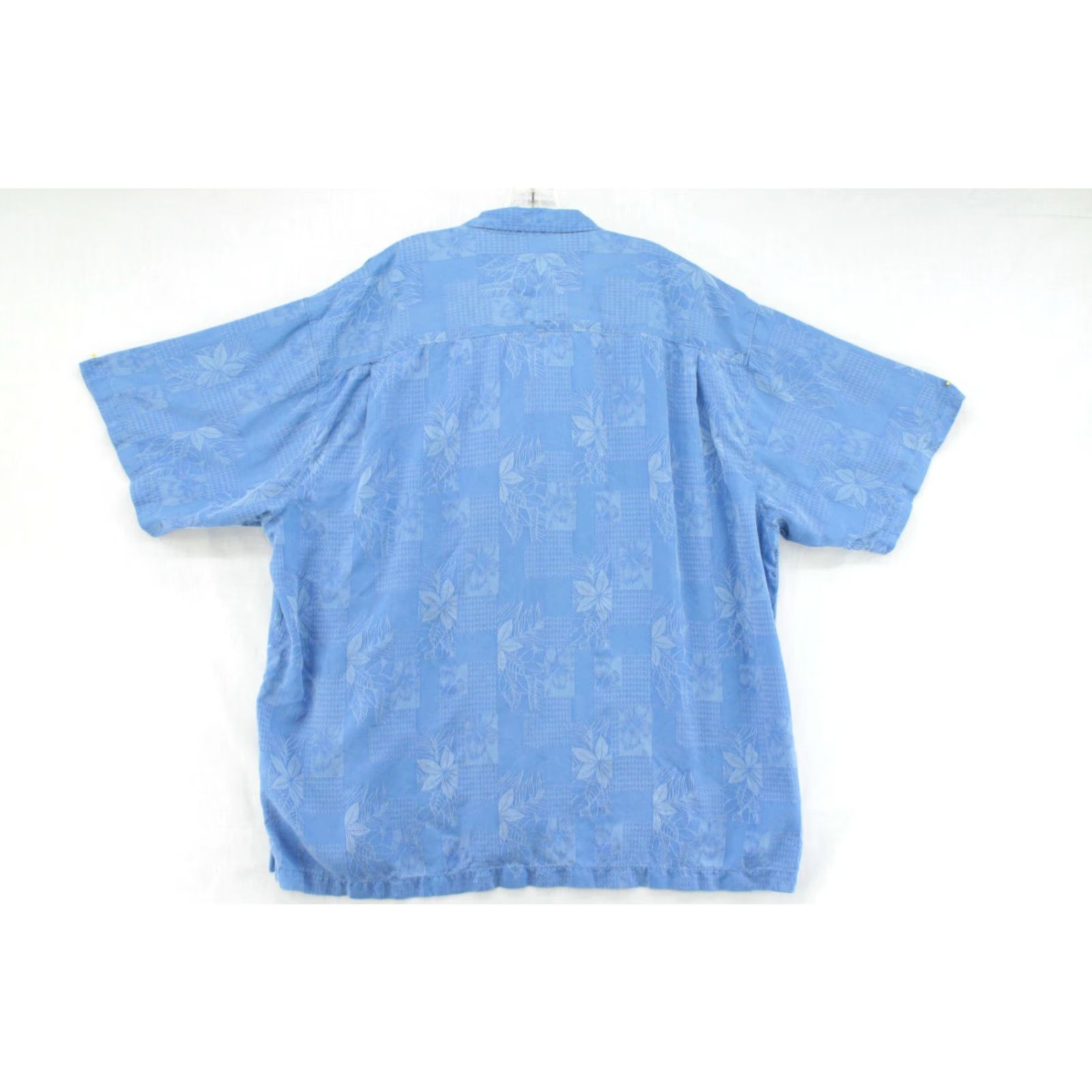 Tommy Bahama Tommy Bahama Jacquard Shirt Men's XXL Blue Silk Hawaiian Vacation Chambray Size US XXL / EU 58 / 5 - 5 Thumbnail