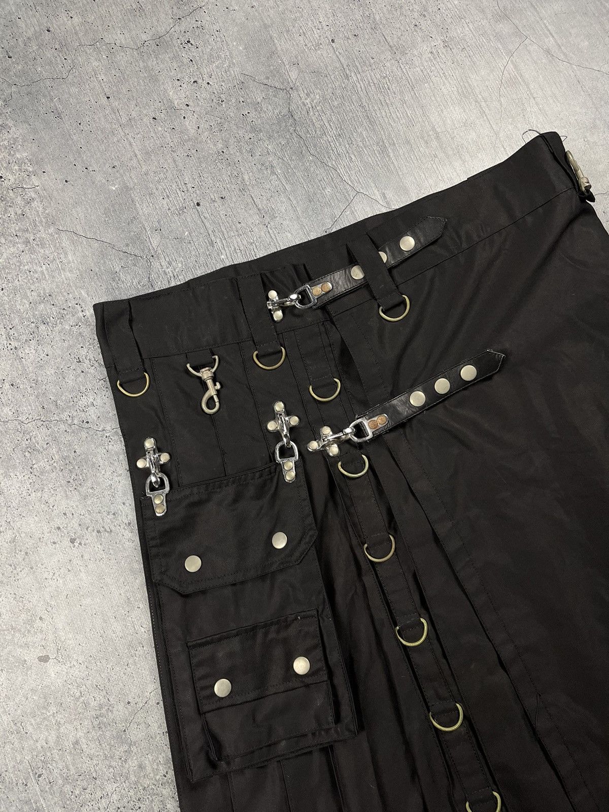 Affliction × Japanese Brand × Seditionaries Avant garde Affliction style got grunde punk skirt Y2K Japan Size 40" / US 18 - 3 Thumbnail
