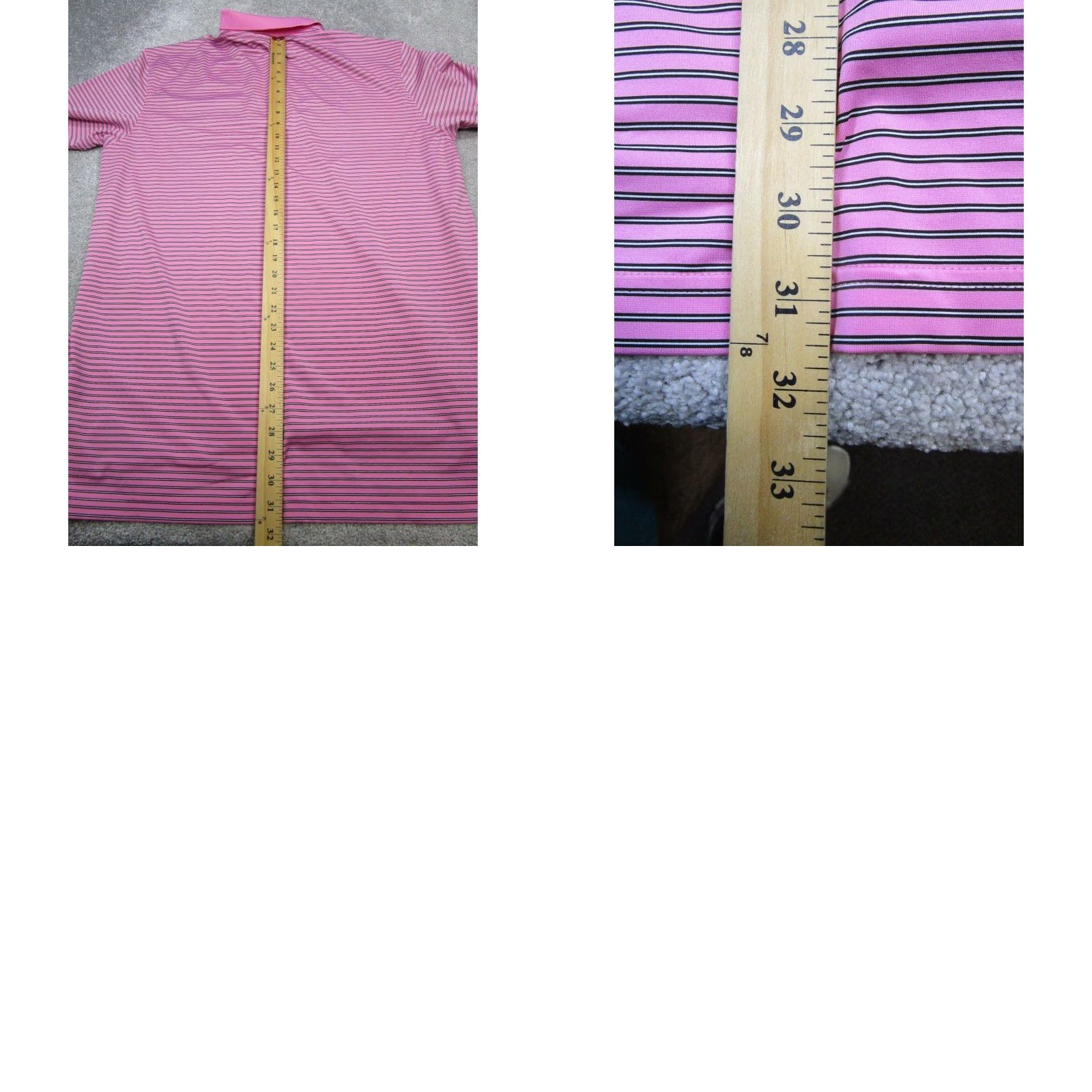 Peter Millar Peter Millar Polo Shirt Mens L Pink Striped Summer Comfort Golf Logo Shirt Size US L / EU 52-54 / 3 - 8 Thumbnail