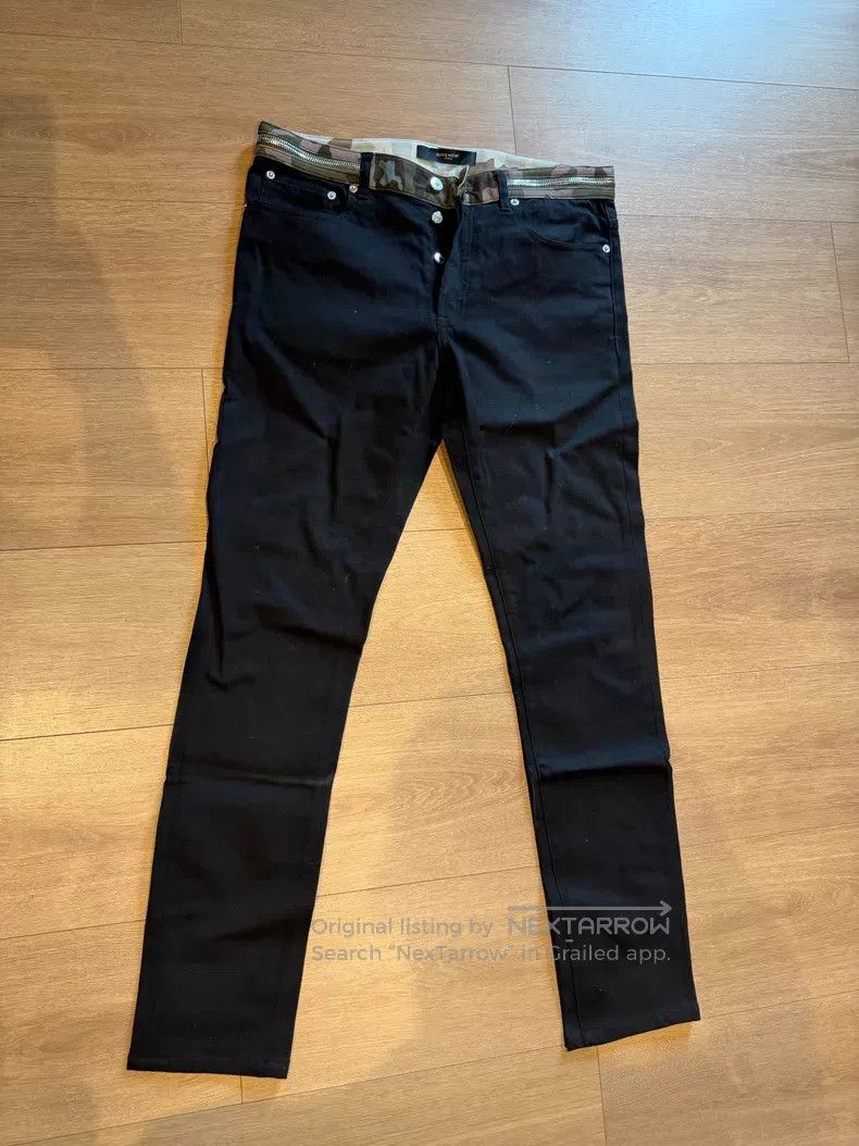 Givenchy Givenchy Black Denim Pants Size US 31 - 1 Thumbnail