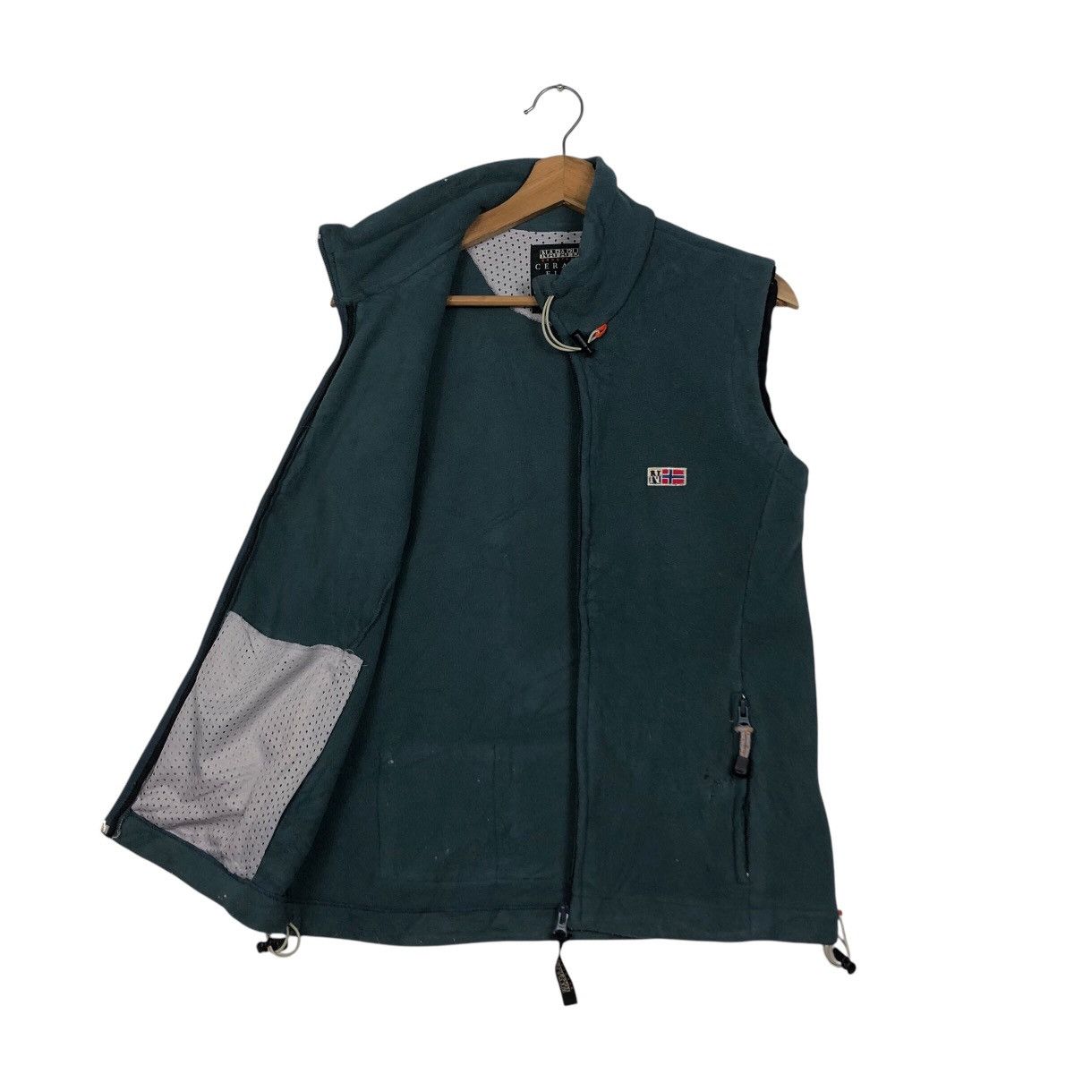 Japanese Brand 📌Vintage Fleece Sherpa Vest Jacket Napapijri Size US S / EU 44-46 / 1 - 12 Thumbnail