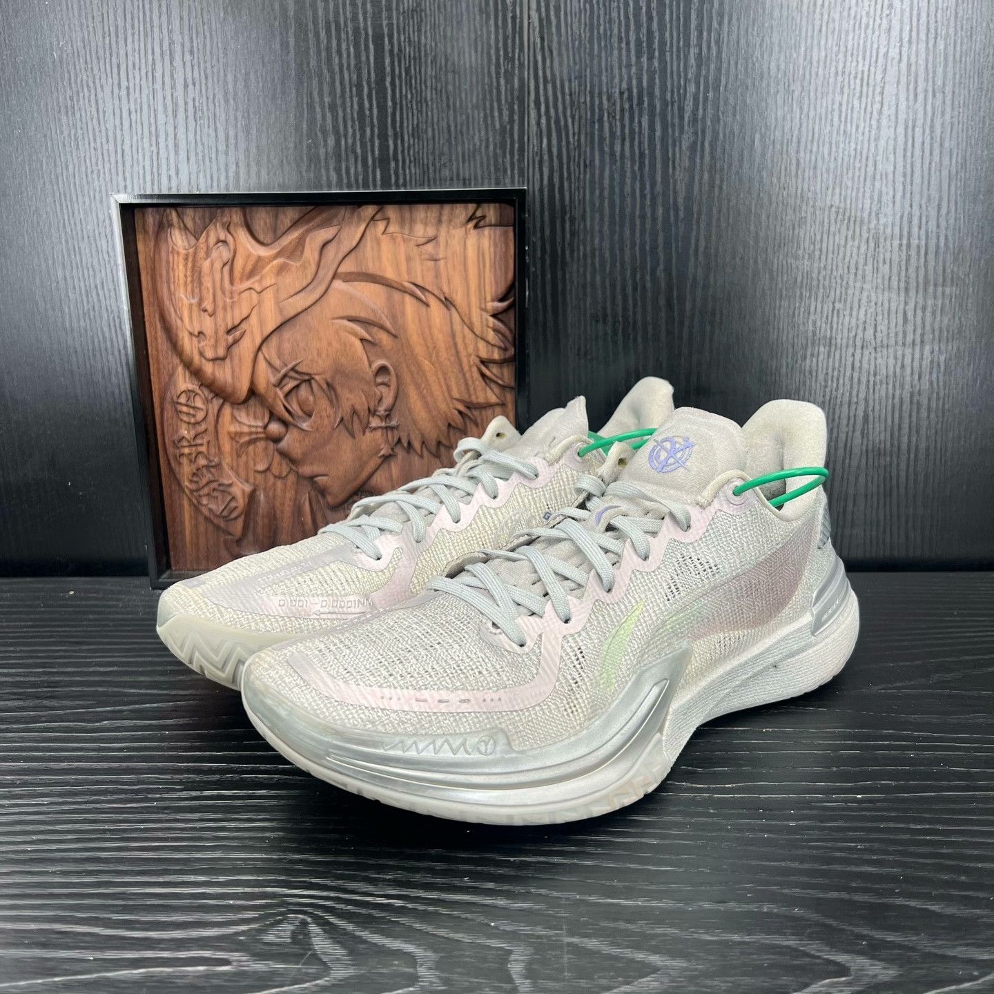 Li-Ning Li-Ning Silver Lowtop Sneakers 42 Men Size US 9 / EU 42 - 1 Thumbnail