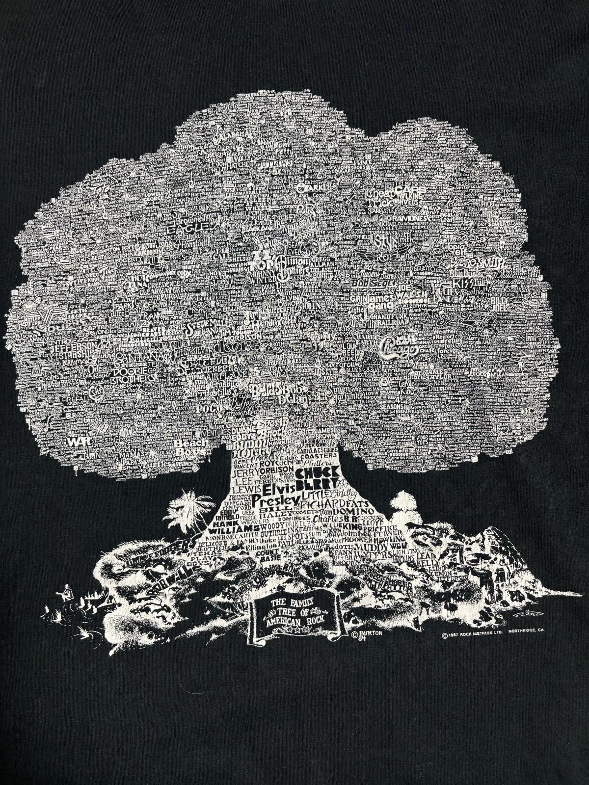 Other Vintage 1987 Family Tree of American Rock T-Shirt Size US XL / EU 56 / 4 - 4 Thumbnail