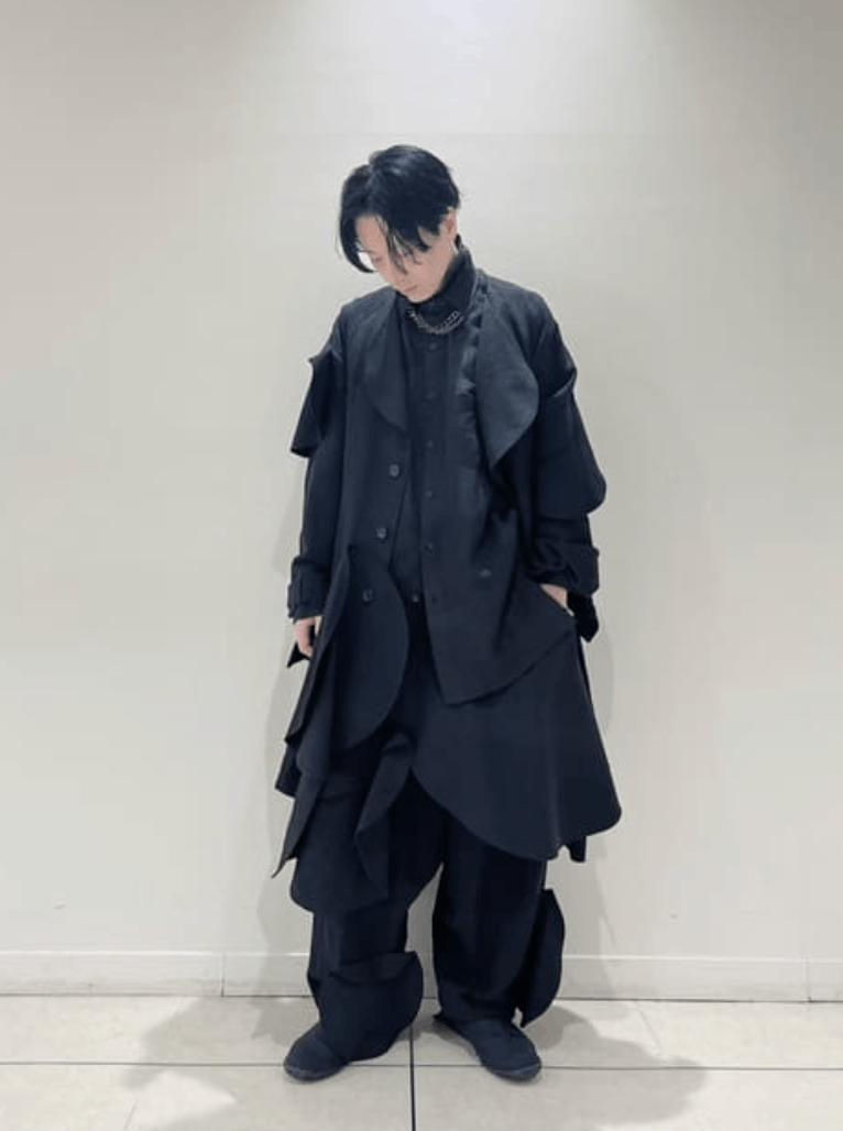 Yohji Yamamoto Yohji Yamamoto Pour Homme - LI/RY FLUTTERING PANTS Size US 30 / EU 46 - 8 Thumbnail