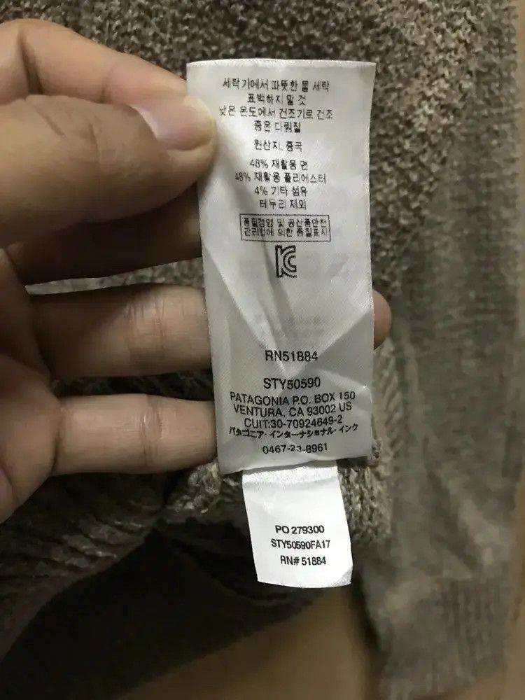 Patagonia Patagonia Fall 2017 Knitwear Size US L / EU 52-54 / 3 - 9 Thumbnail