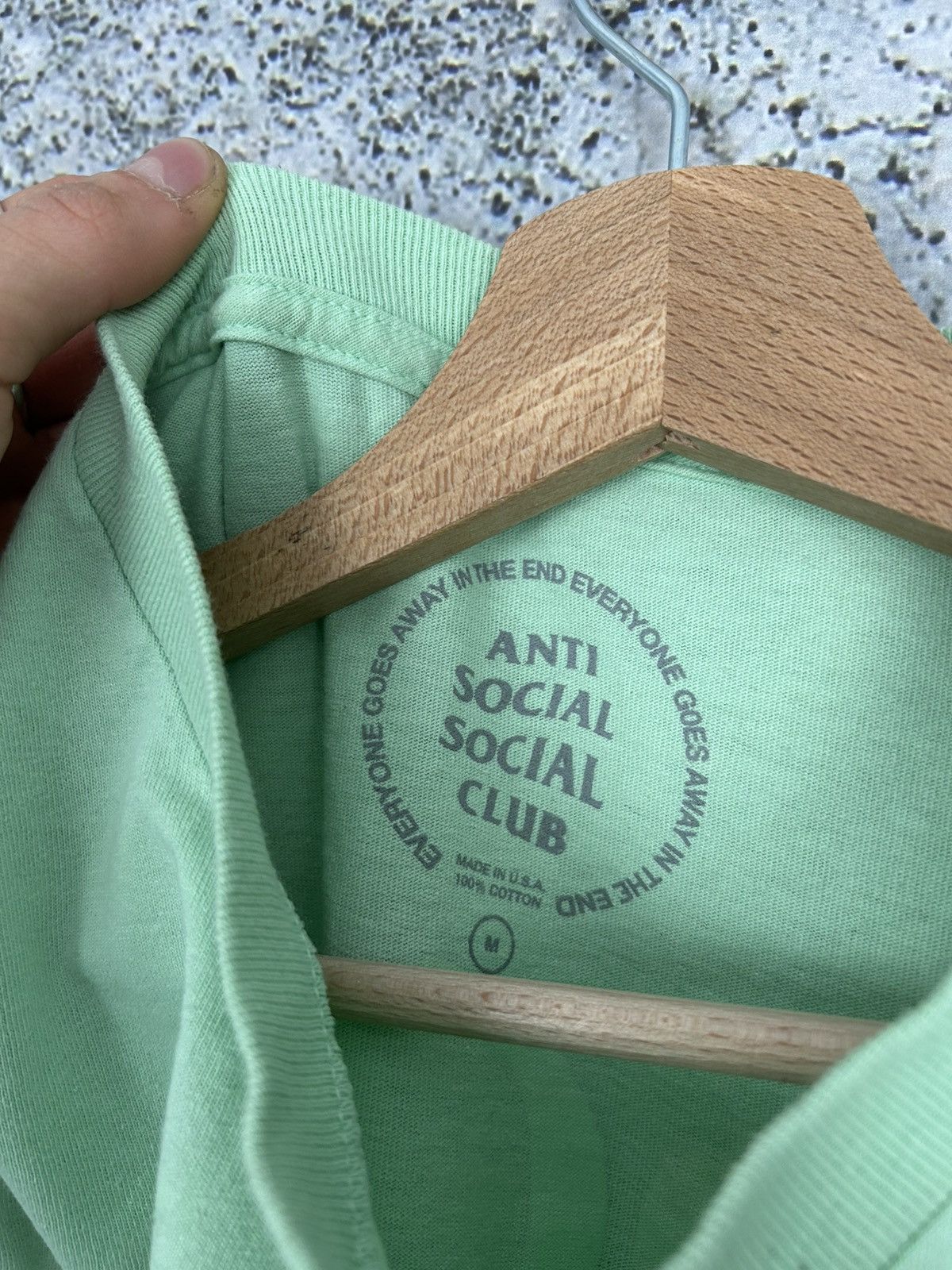 Anti Social Social Club Anti Social Social Club Green Graphic Tee Streetwear Skate Size US M / EU 48-50 / 2 - 5 Thumbnail