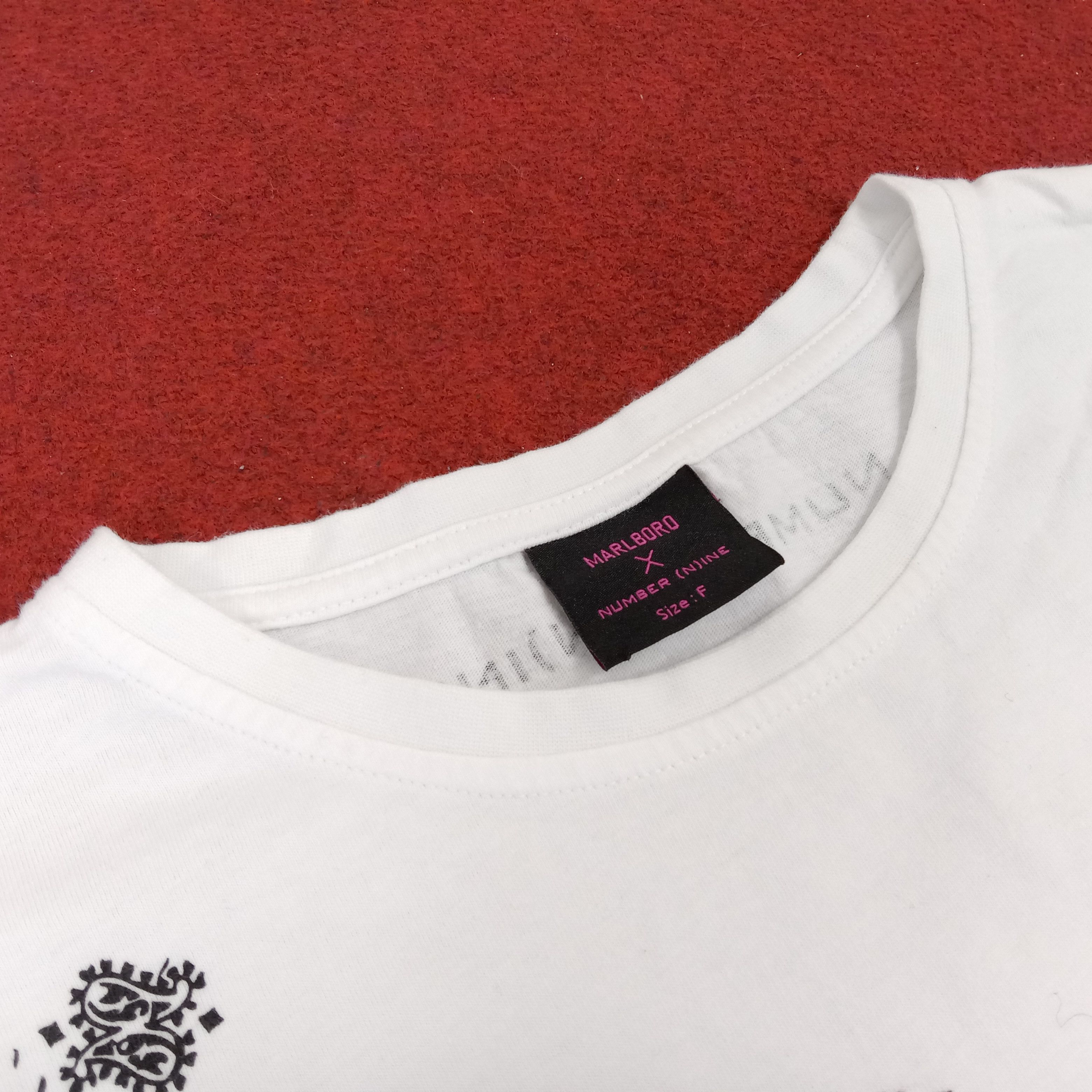 Marlboro × Number (N)ine × Vintage Number Nine X Marlboro Japanese Brand Streetwear Tshirt Size US M / EU 48-50 / 2 - 5 Thumbnail