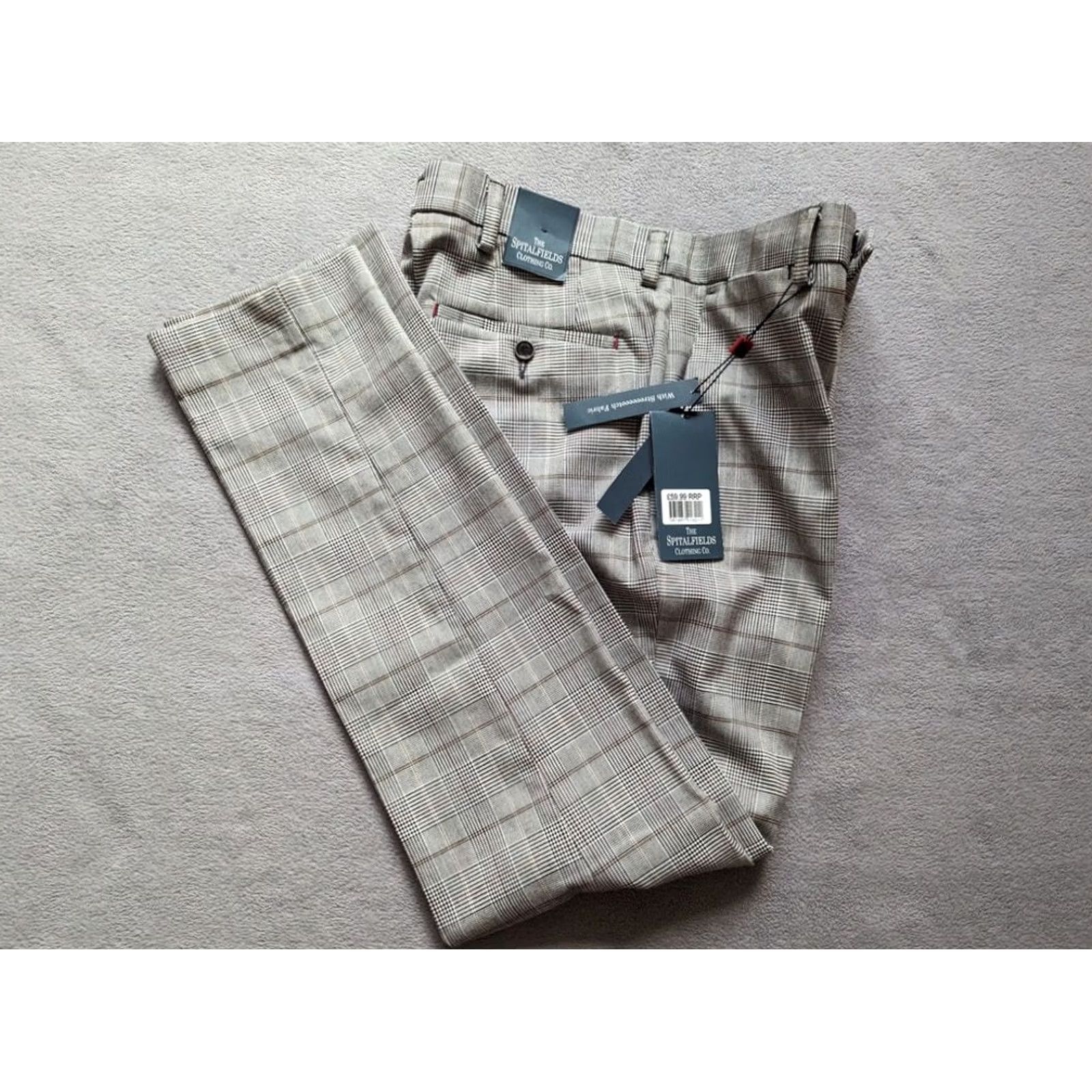 CO SPITALFIELDS Pants Trousers Slim Fit Mens Size 32R Gray NWT Regular 32r Men Clothing Co Size US 32 / EU 48 - 4 Thumbnail