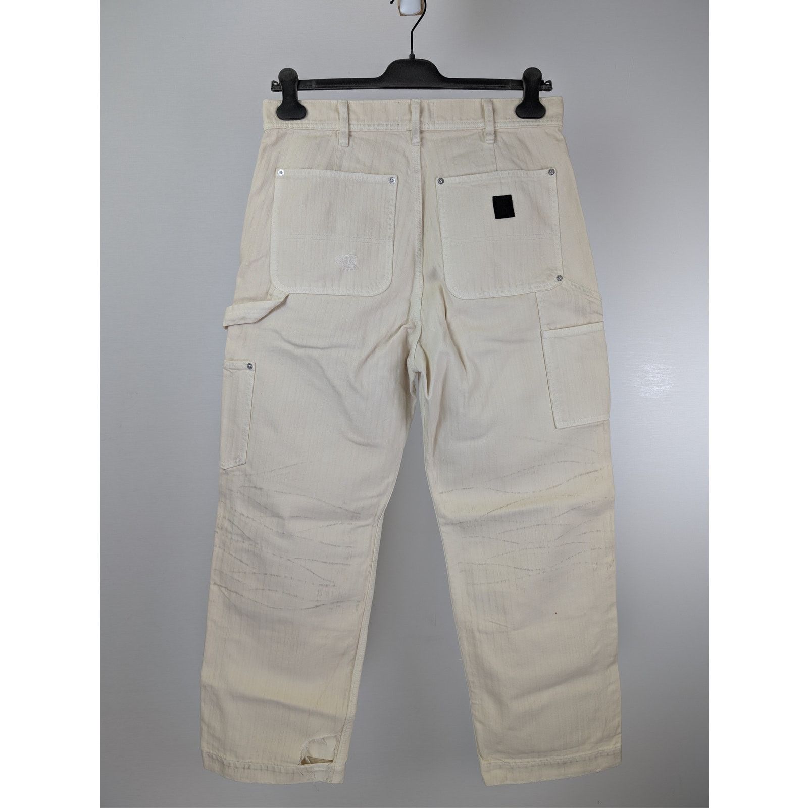 Enfants Riches Deprimes o1rshd1 Double Knee Paint Pants in White Size US 36 / EU 52 - 11 Thumbnail