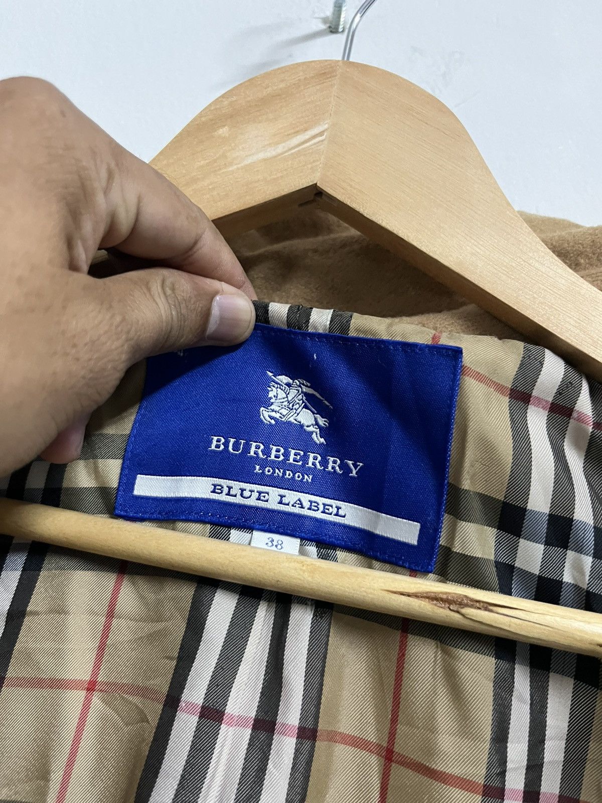 Burberry 💥Burberry Blue Label Wool Brown Long Jackets Size XS / US 0-2 / IT 36-38 - 6 Thumbnail