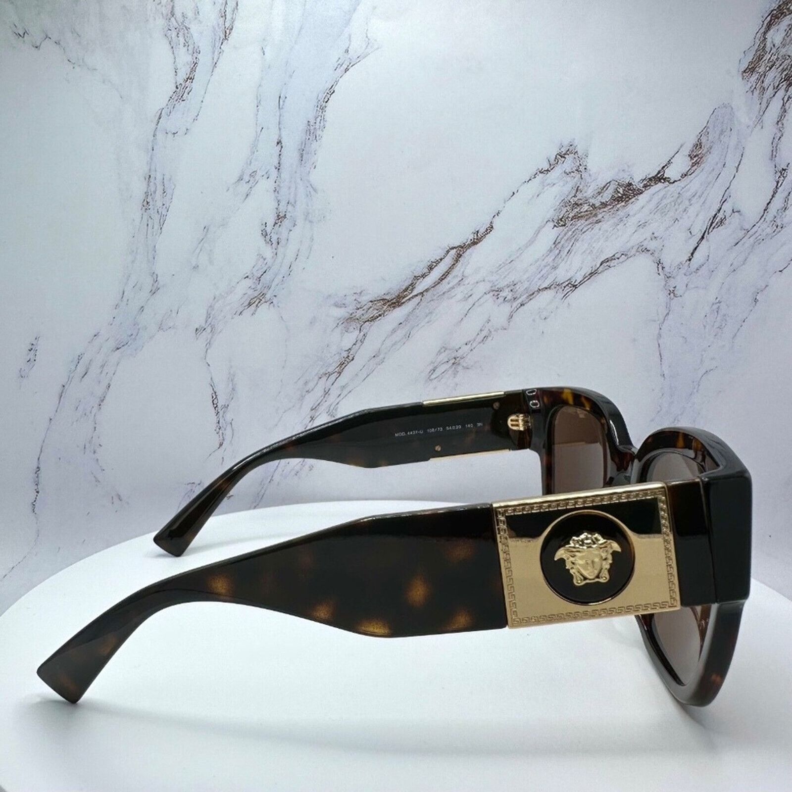 Versace NEW VERSACE Sunglasses Brown Black Tortoise Gold Medusa Size ONE SIZE - 4 Thumbnail