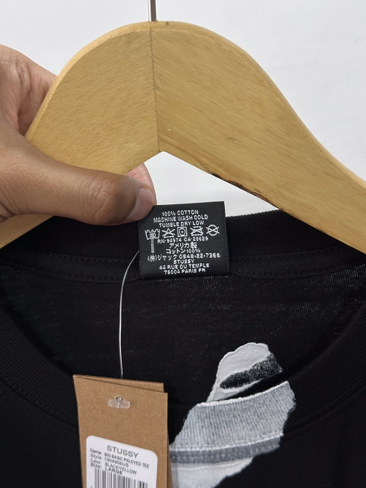 Stussy Stussy tee Big Basic Pig. Dyed Size US L / EU 52-54 / 3 - 3 Thumbnail