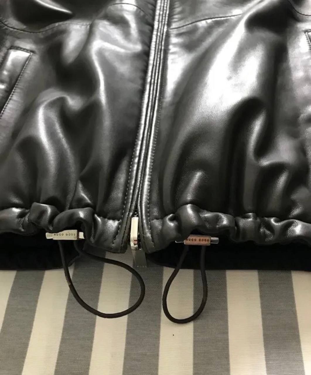 Hugo Boss 🔥Rare HUGO BOSS Leather Jacket Reversible Size US M / EU 48-50 / 2 - 14 Thumbnail
