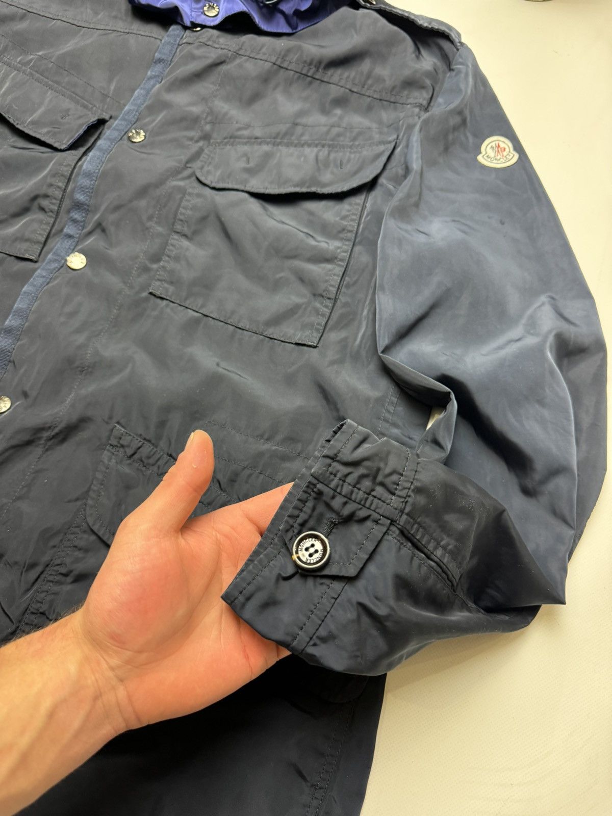 Moncler × Vintage Vintage rare Moncler jacket y2k Size US XL / EU 56 / 4 - 2 Thumbnail
