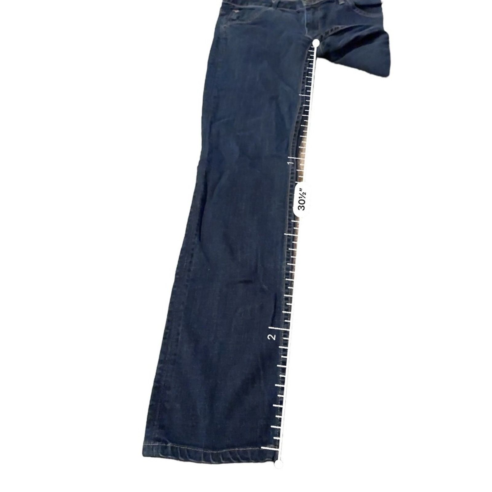 Hudson Hudson Carly Mid Rise Straight Leg Dark Wash Jeans Size 27 Size 27" / US 4 / IT 40 - 12 Thumbnail