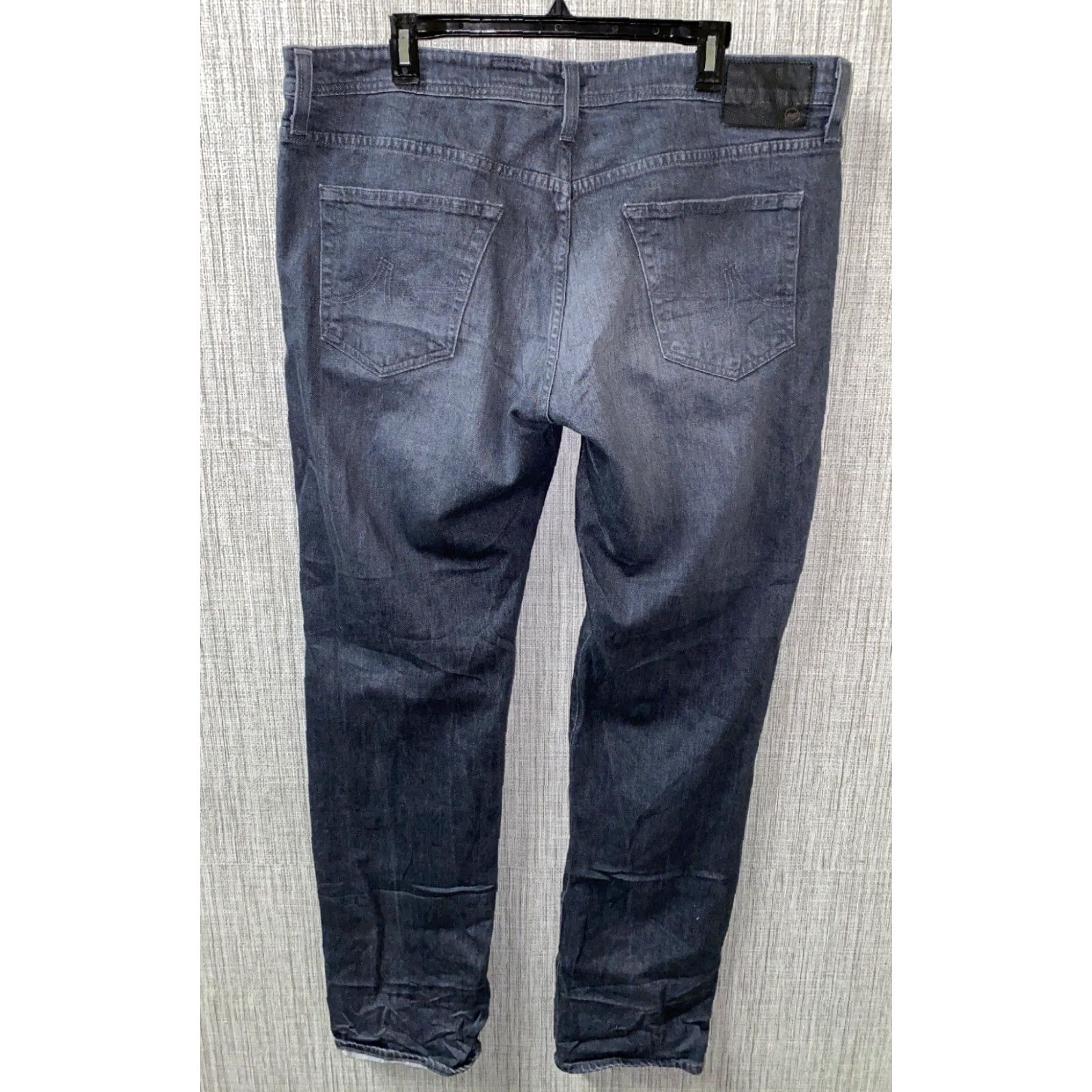 Vintage AG Adriano Goldschmied The Graduate Pants Mens Gray Straight Leg 39x35 Casual Pants Mens Regular Inseam 35in Size US 39 - 4 Thumbnail