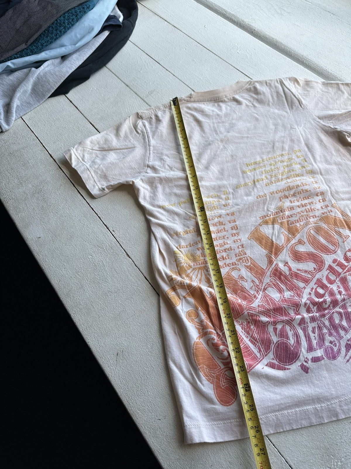Band Tees RARE 04' KELLY CLARKSON ADDICTED TOUR SHIRT AMERICAN SINGER Size US M / EU 48-50 / 2 - 11 Thumbnail