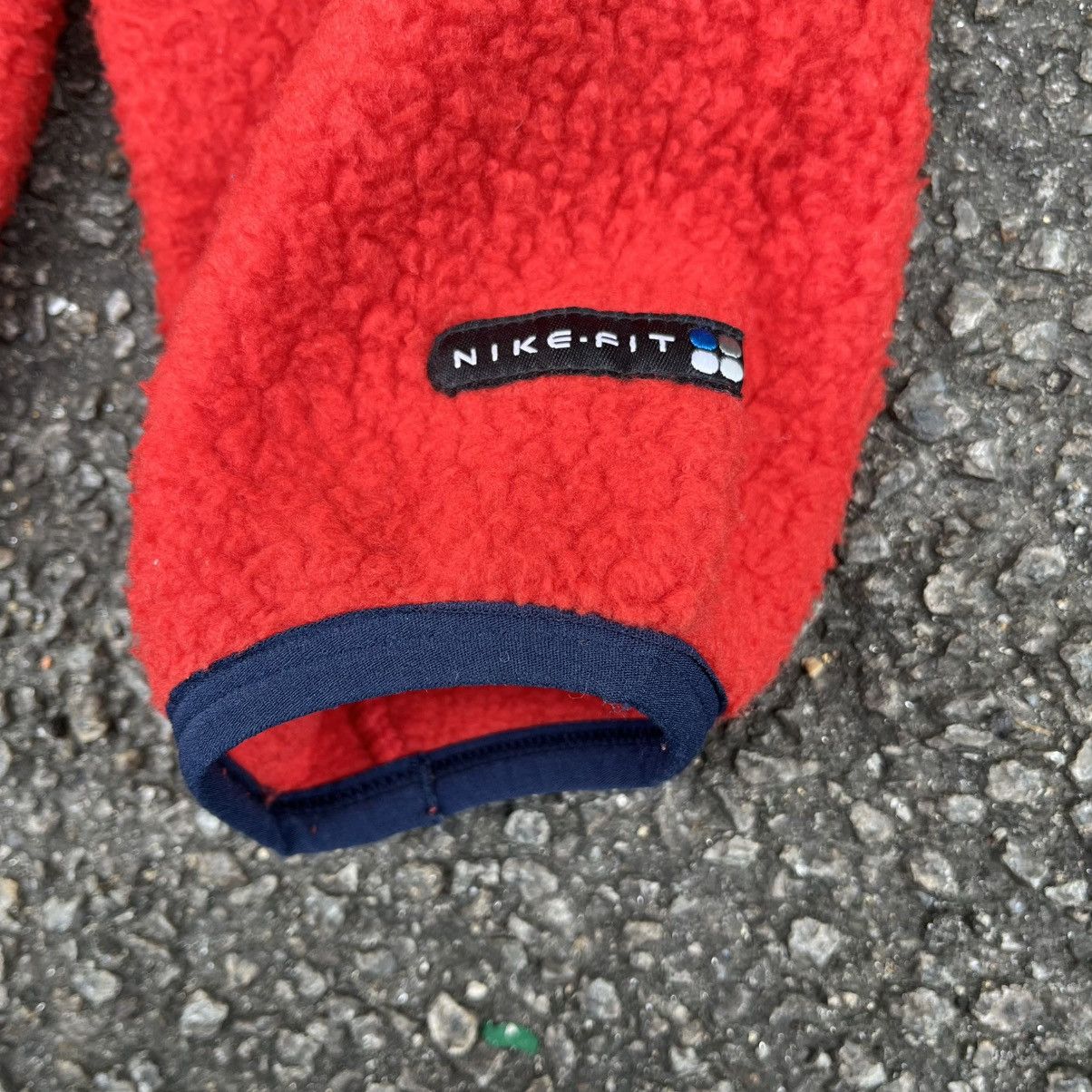 Nike ACG RARE‼️ Vintage 90s Nike ACG Ninja Fleece Sherpa Hoodie Jacket Size US S / EU 44-46 / 1 - 3 Thumbnail