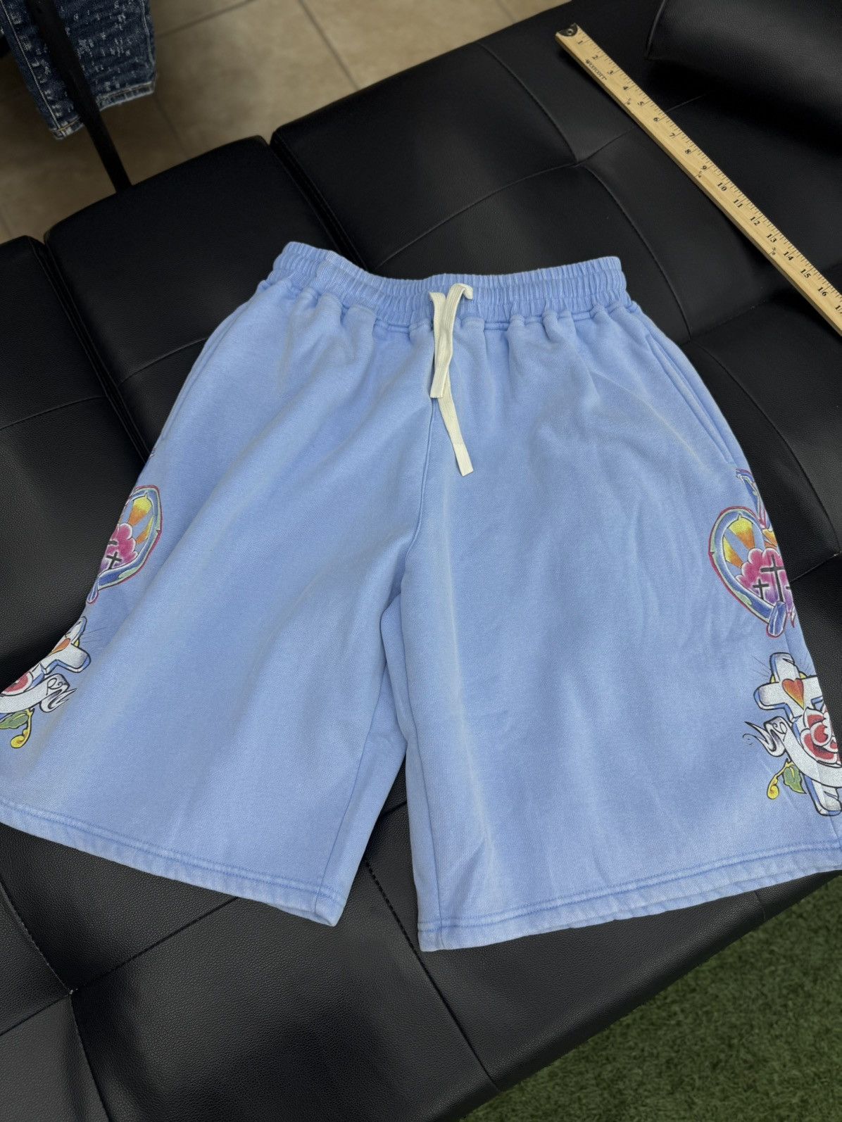 Other We Are Righteous Blue Cotton Shorts Size XXL (NEW) Size US 36 / EU 52 - 4 Thumbnail
