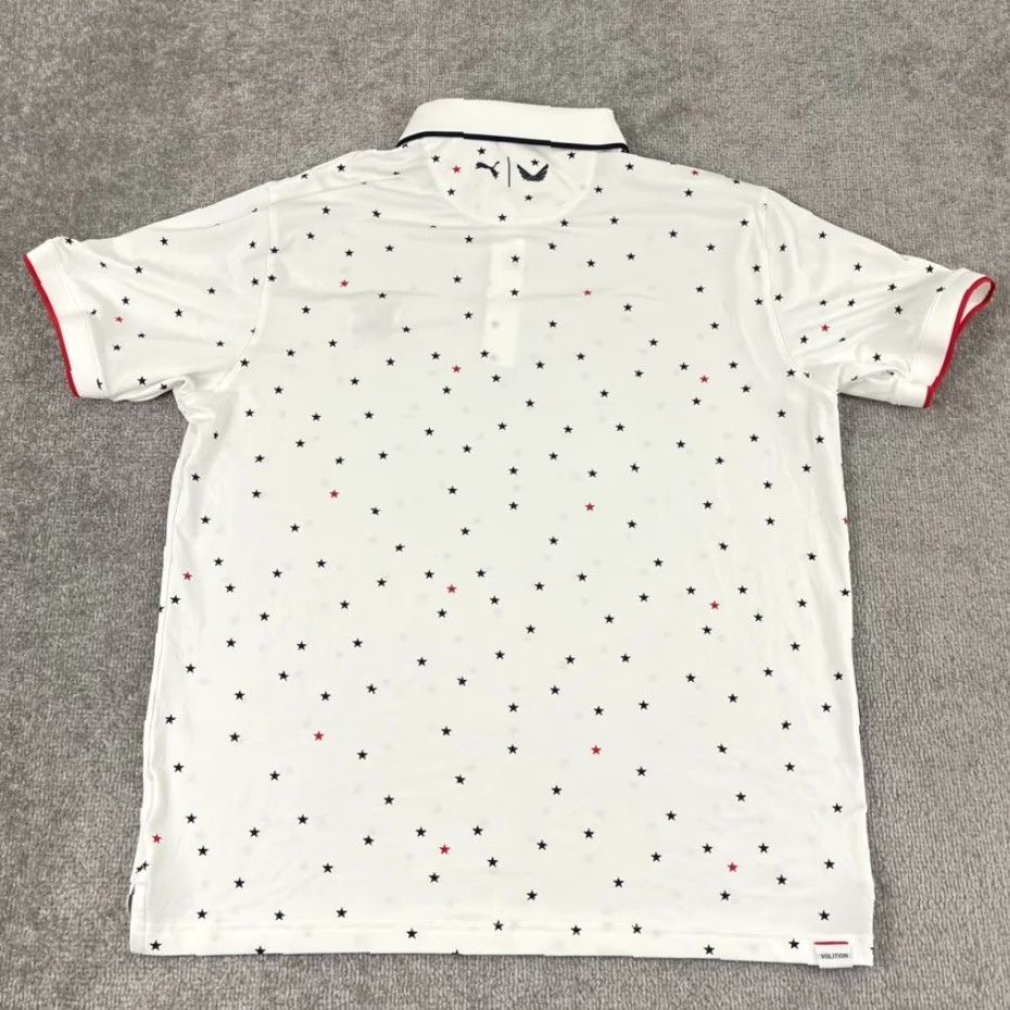 Puma PUMA Polo Shirt Men Large White Star 123rd US Open Los Angeles Country Club LACC Size US L / EU 52-54 / 3 - 5 Thumbnail