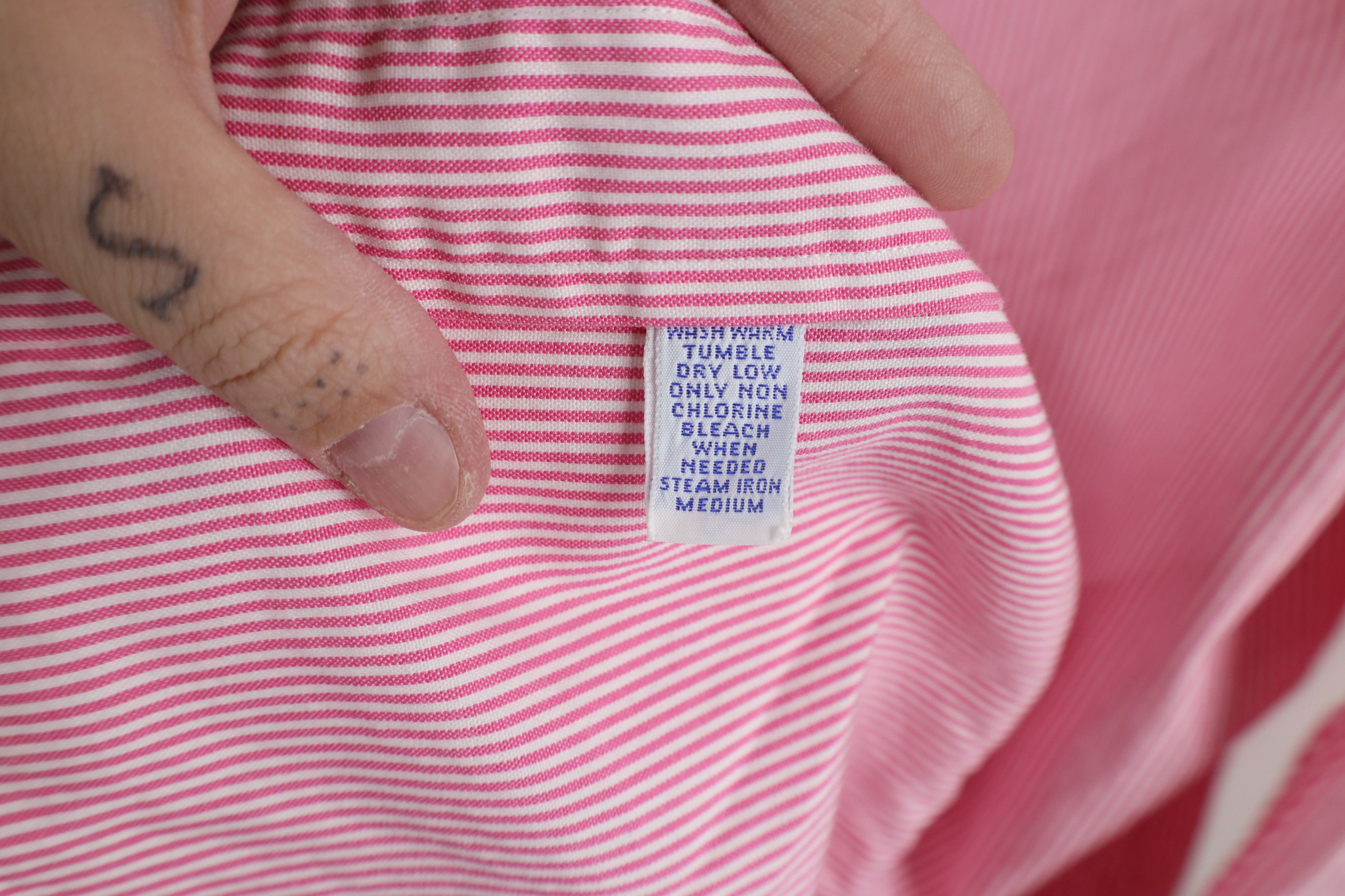 Ralph Lauren × Vintage Vintage 90s Ralph Lauren Cotton Striped Button Shirt USA Size US M / EU 48-50 / 2 - 7 Thumbnail
