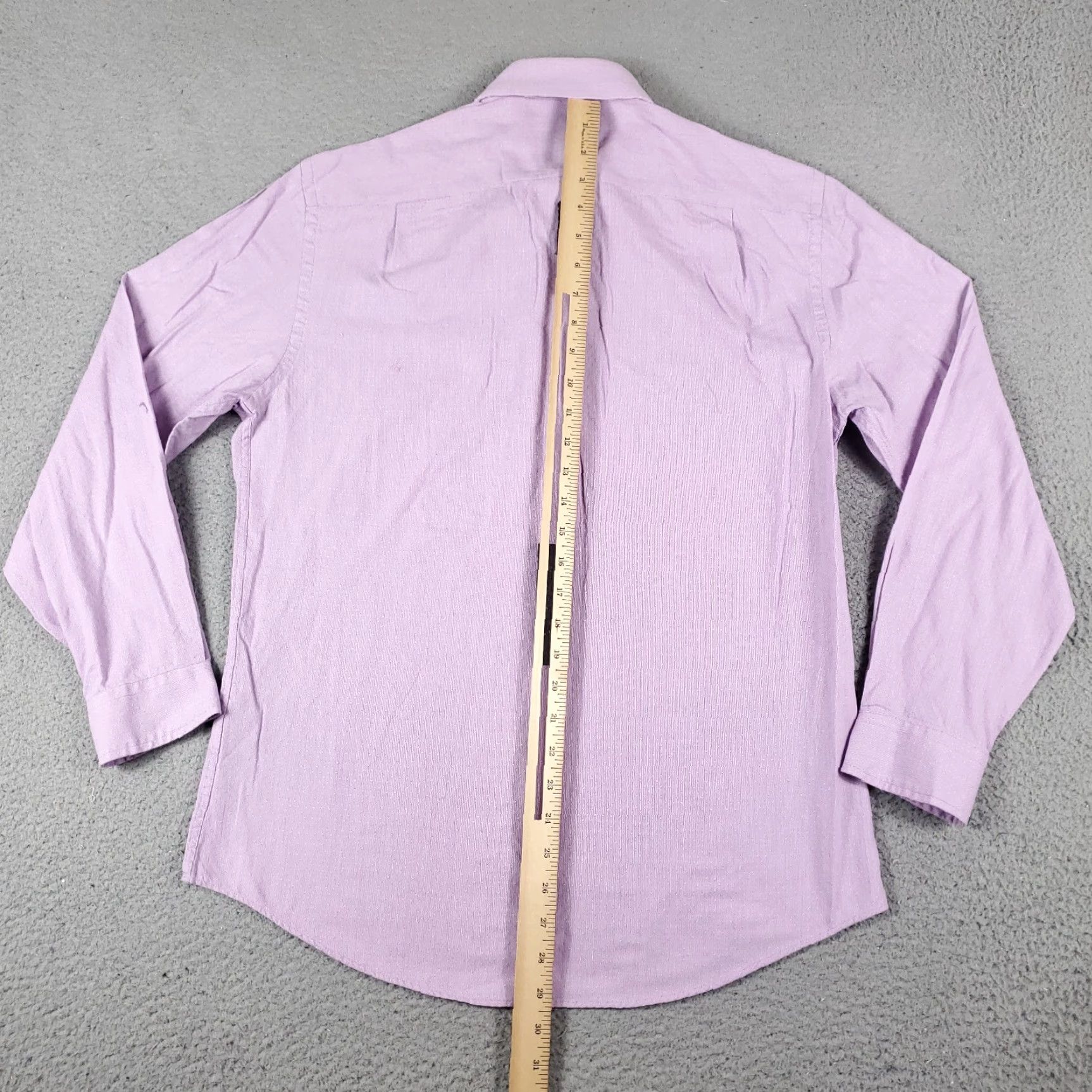 Ben Sherman Ben Sherman Shirt Mens Medium Purple Casual Button Up Long Sleeve Size US M / EU 48-50 / 2 - 3 Thumbnail