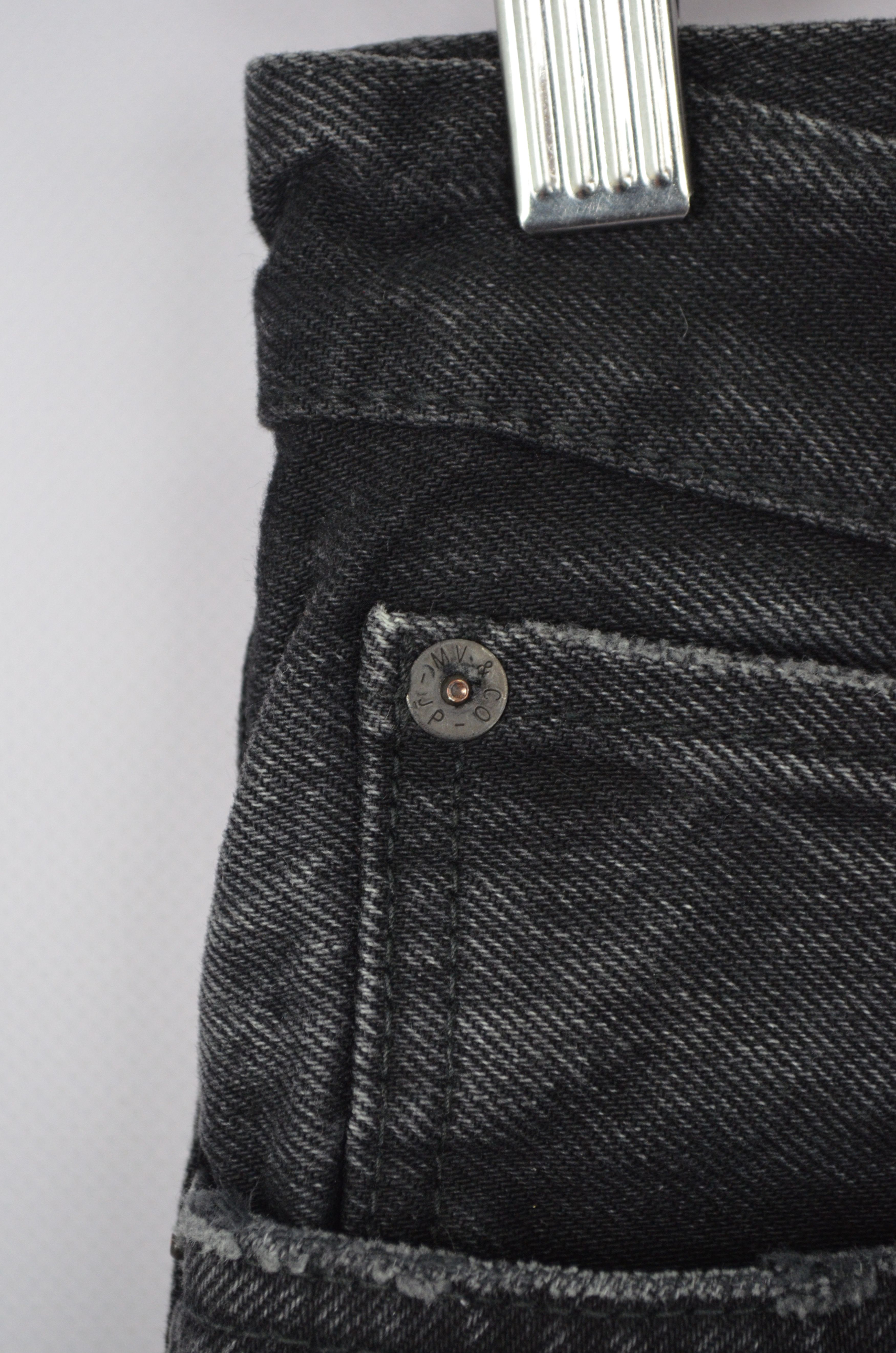 Designer × MOUSSY MOUSSY VINTAGE Staley Tapered Ankle Jeans Black Size 26 $350 Size 26" / US 2 / IT 38 - 13 Thumbnail