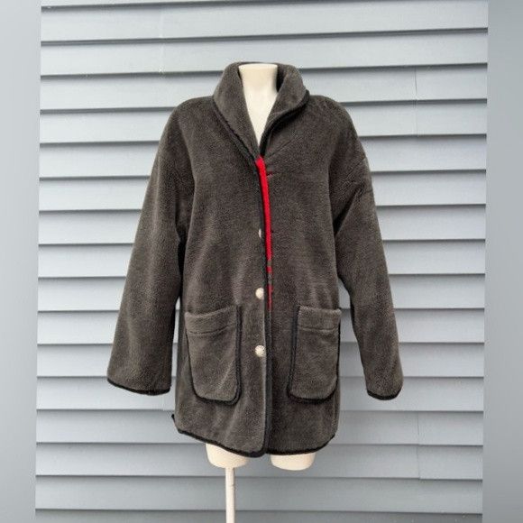 Other Nordic Lights Red Southwest Elk Reversible Fleece Jacket Size L / US 10 / IT 46 - 5 Thumbnail