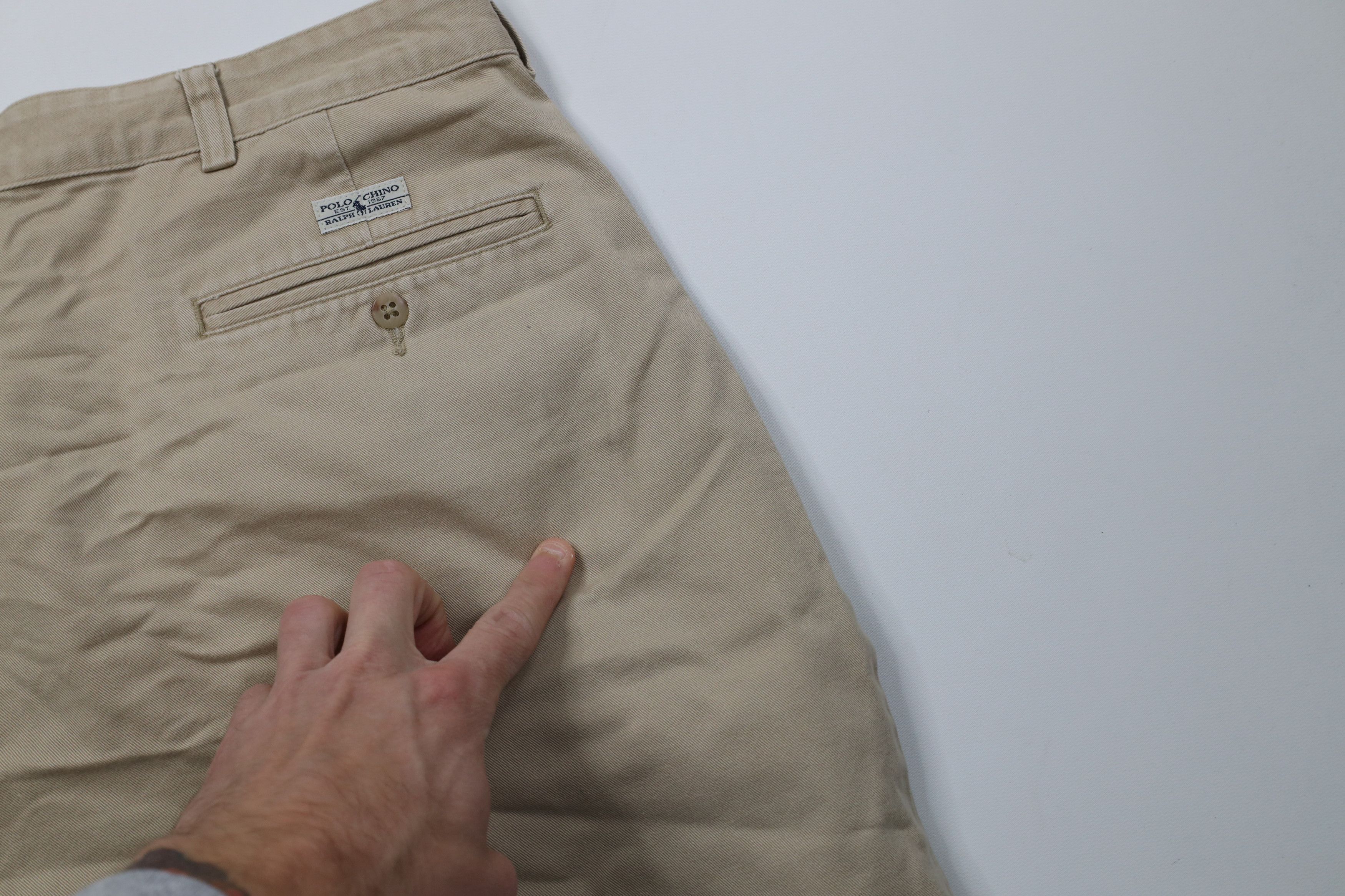 Ralph Lauren Vintage 90s Ralph Lauren Above Knee Chino Shorts Cotton Size US 40 / EU 56 - 13 Thumbnail