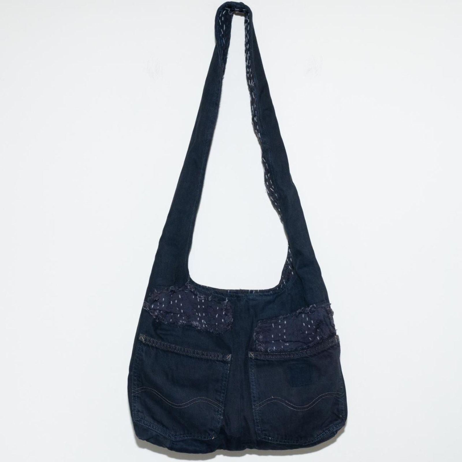 Carhartt Upcycled denim carhartt hobo bag / shoulder bag Size ONE SIZE - 1 Thumbnail