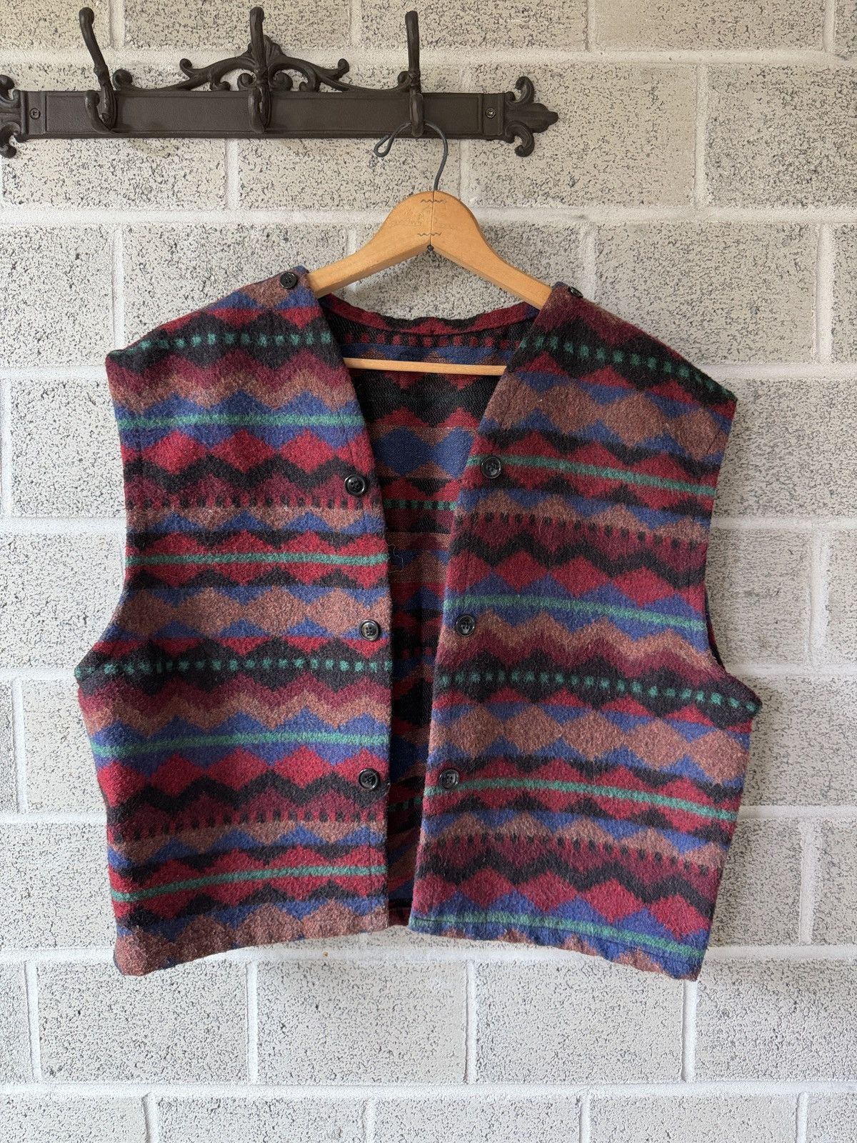 Vintage Vintage Wool Vest Size US M / EU 48-50 / 2 - 1 Thumbnail