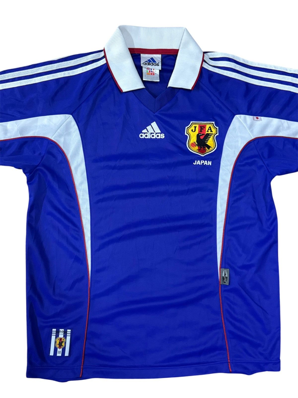 Adidas HOME JAPAN JFA 1999-2001 ORIGINAL Size US L / EU 52-54 / 3 - 2 Thumbnail