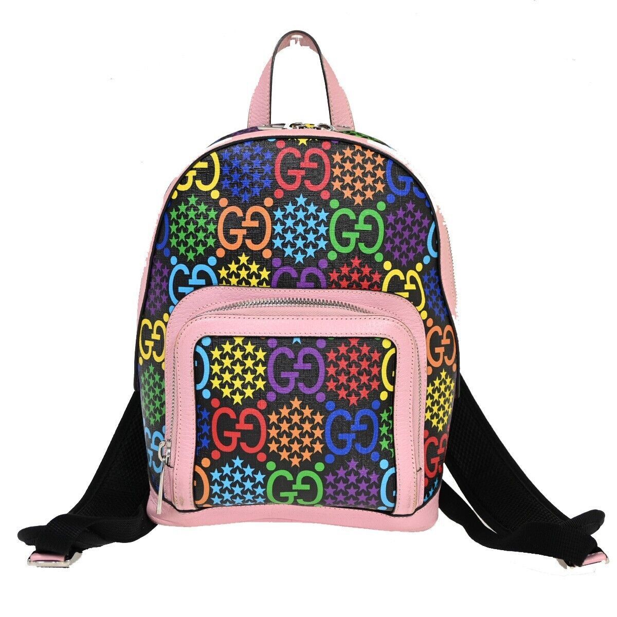 Gucci Psychedelic Multicolour Canvas Backpack Bag (Pre-Owned) Size ONE SIZE - 1 Thumbnail