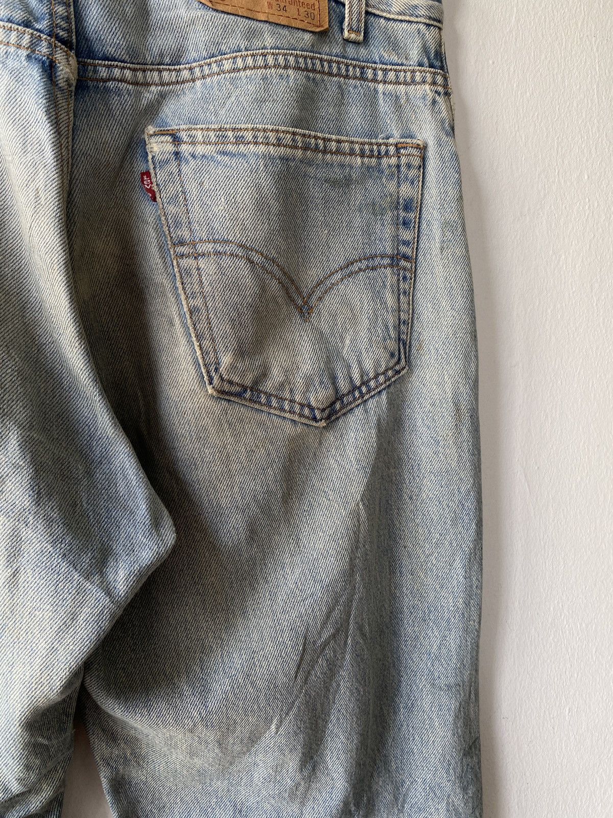 Levi's Vintage 90’s Levi’s 505 Distressed Denim Size US 32 / EU 48 - 14 Thumbnail