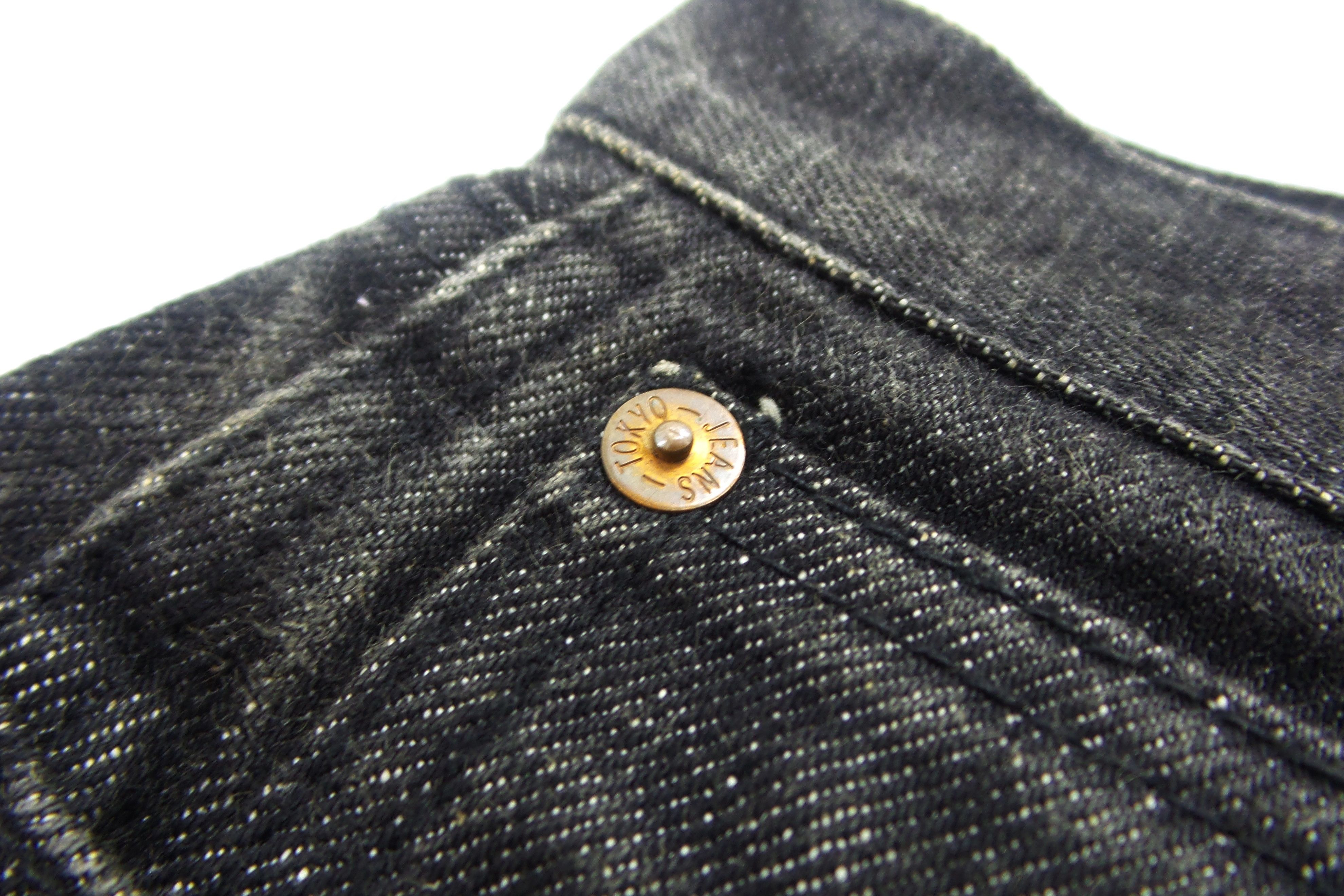 Japanese Brand Tokyo Jeans Double Knee Carpenter Jeans W14.5xL37.5 Size US 29 - 4 Thumbnail