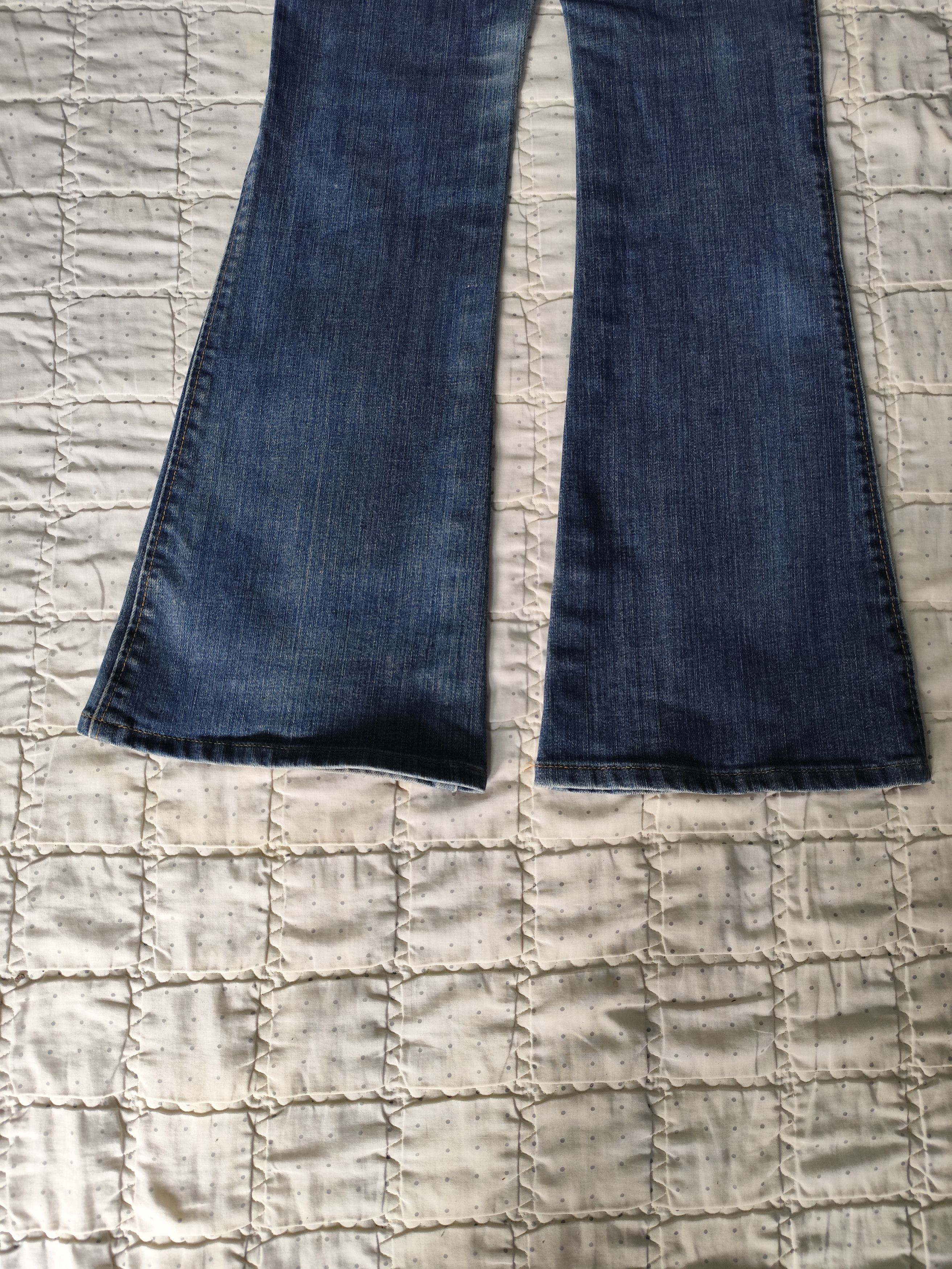 Japanese Brand Vintage Japanese Flare Denim J015 Size 29" - 9 Thumbnail