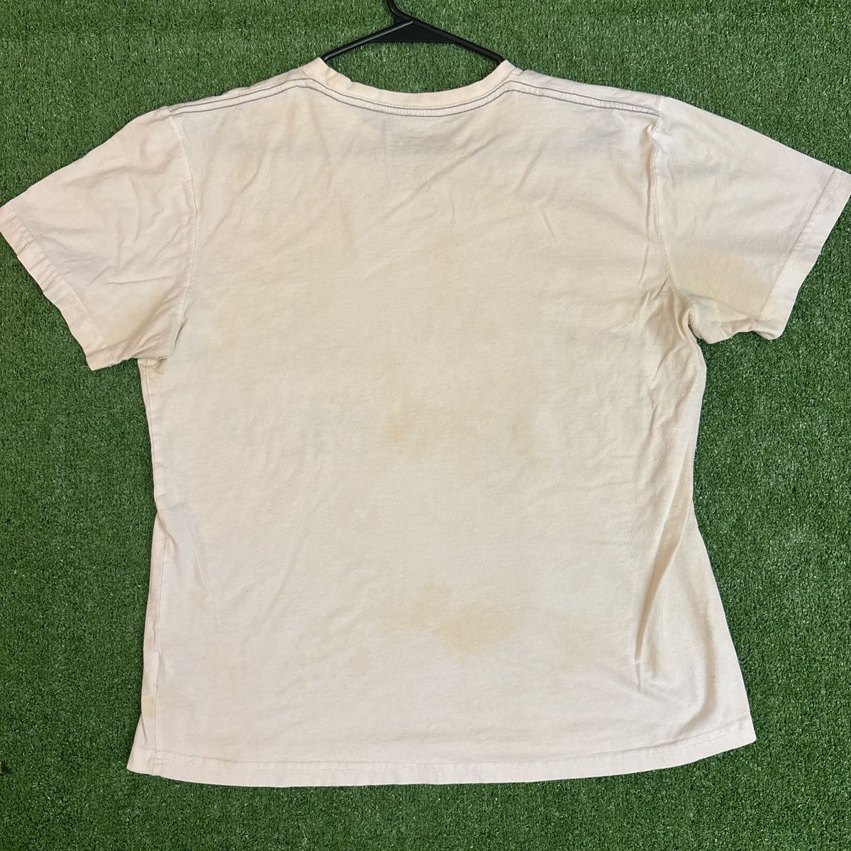 Marc Ecko Beige Embellished Marc Ecko Skull Graphic Tee Size US L / EU 52-54 / 3 - 2 Thumbnail