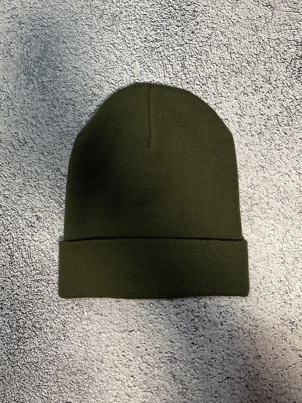 Nike Vintage Nike Beanie Hat Y2K Winter Knit Center Logo Cuffed Size ONE SIZE - 2 Thumbnail