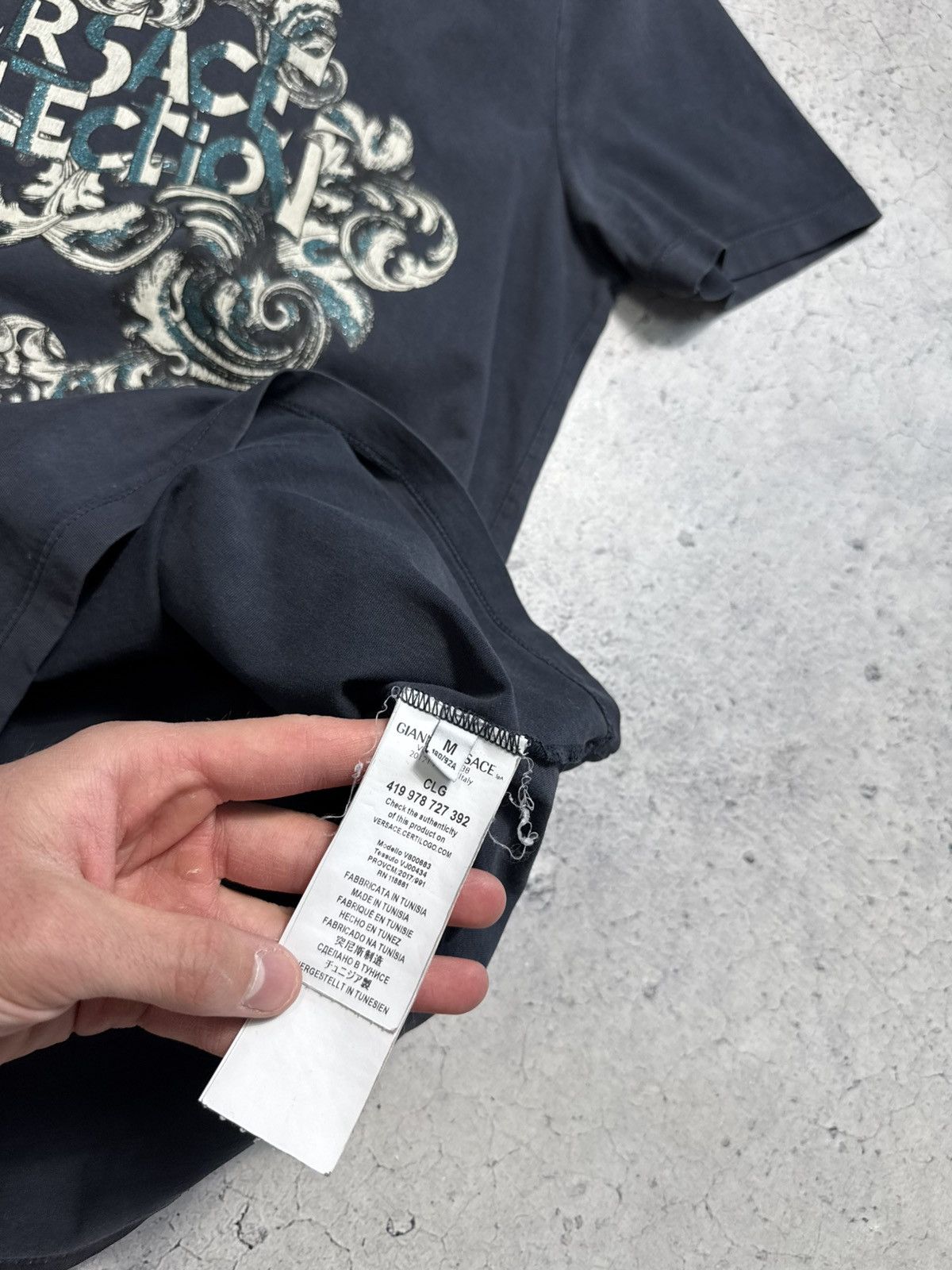 Versace Jeans Couture Versace Collection Luxury T-Shirt Big Logo Size US M / EU 48-50 / 2 - 8 Thumbnail