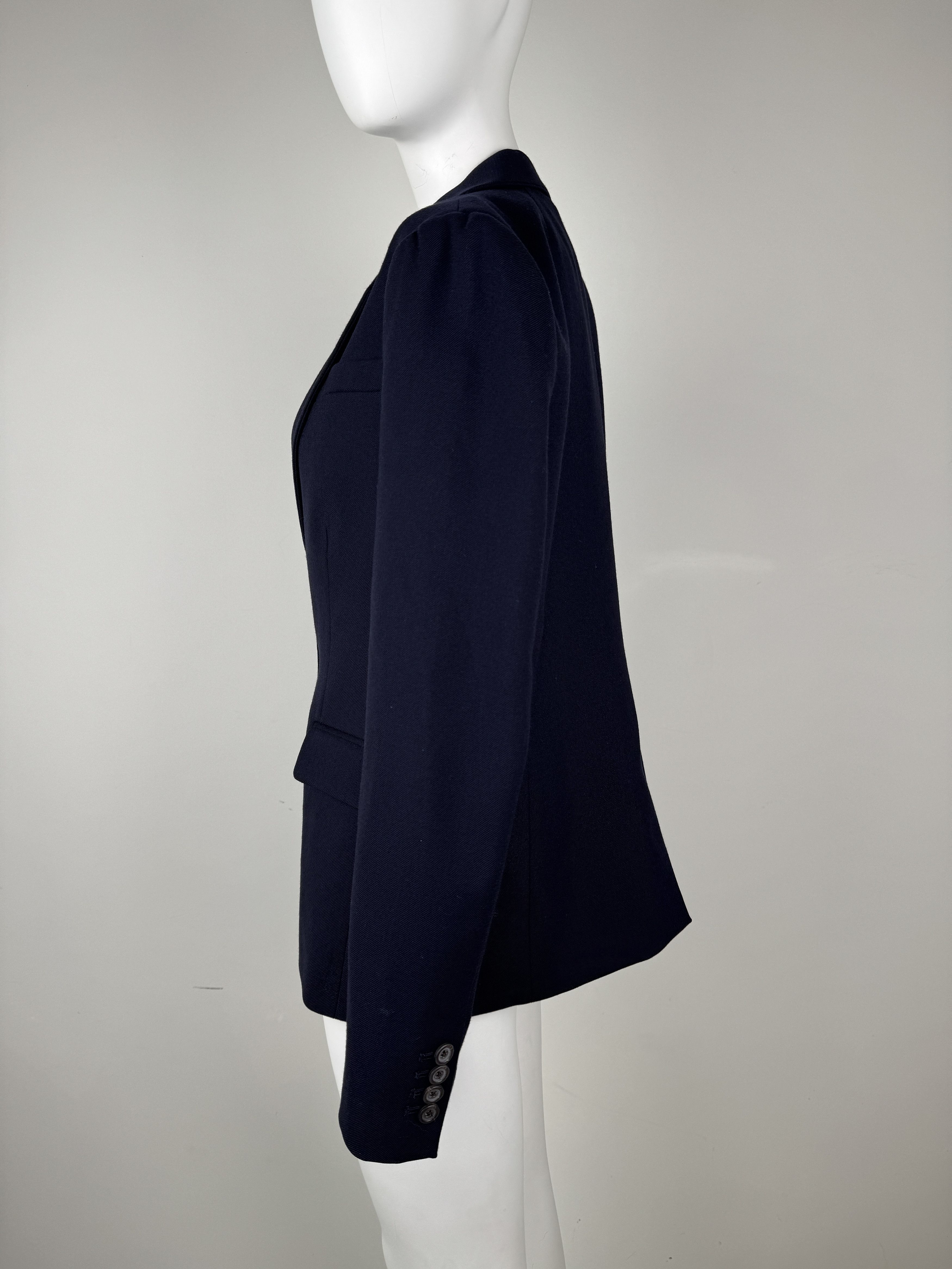 J.Crew J.Crew Blazer Tailored Office Jacket Wool Flannel Navy Blue Size M / US 6-8 / IT 42-44 - 10 Thumbnail