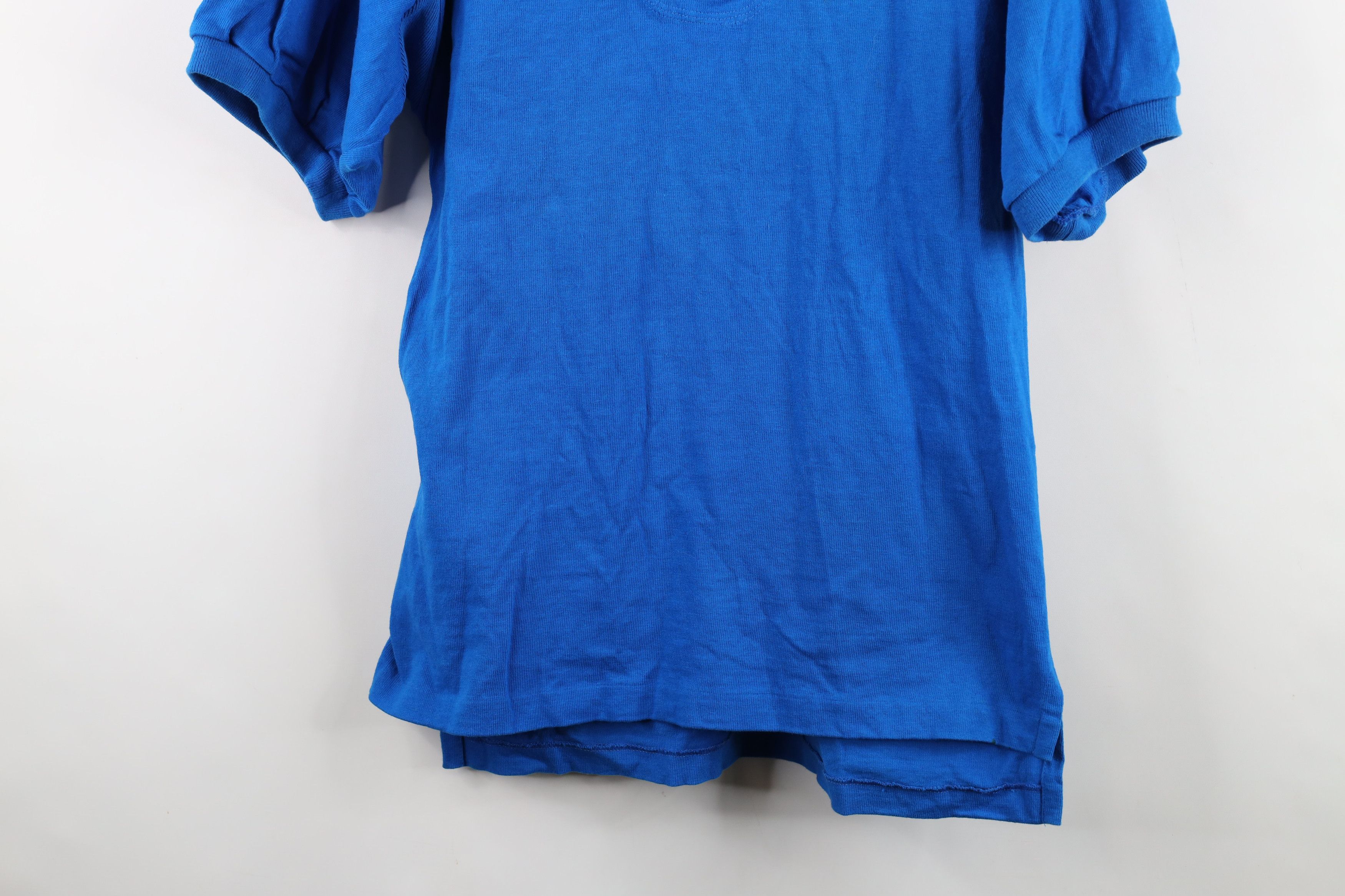 Nike Vintage 80s 90s Nike Sailing Rugby Polo Shirt Blue Cotton Size US M / EU 48-50 / 2 - 3 Thumbnail