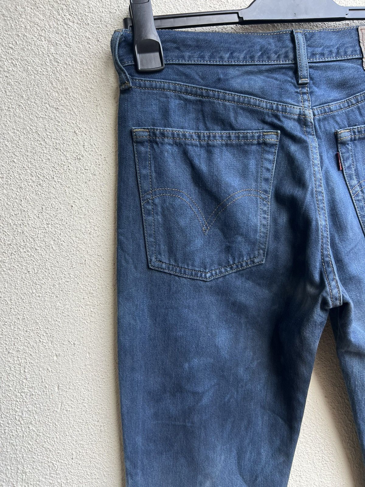 Levi's Vintage 2007 Levi’s 517 Bleached Waxed Denim Bootcut Jeans Size US 30 / EU 46 - 15 Thumbnail