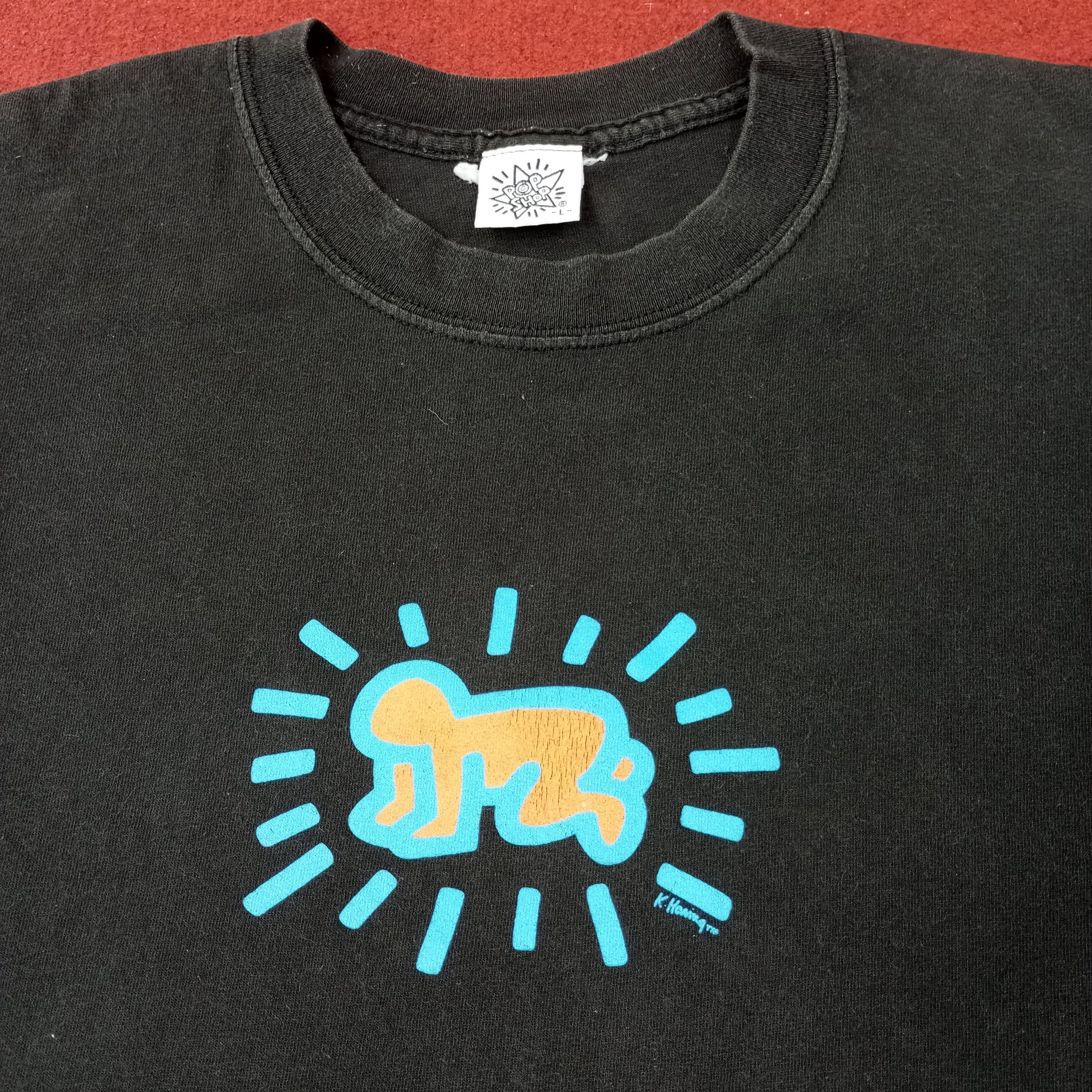 Keith Haring Keith Haring Pop Shop Vintage Tshirt c223n25 Size US L / EU 52-54 / 3 - 2 Thumbnail