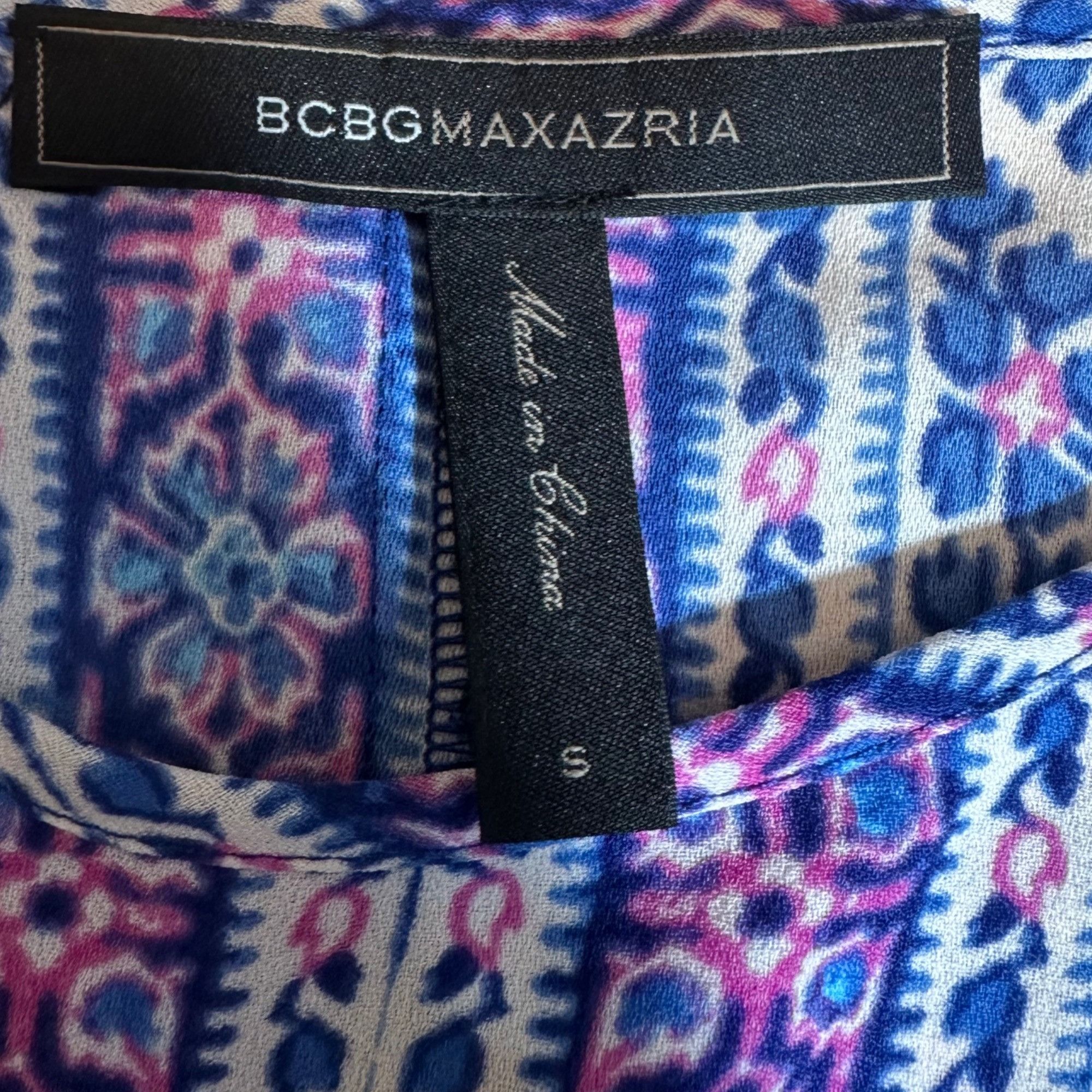 Bcbgmaxazria BCBGMaxAzria Bohemian Tunic Dress Kimono Sleeves Navy Blue, Size S / US 4 / IT 40 - 2 Thumbnail