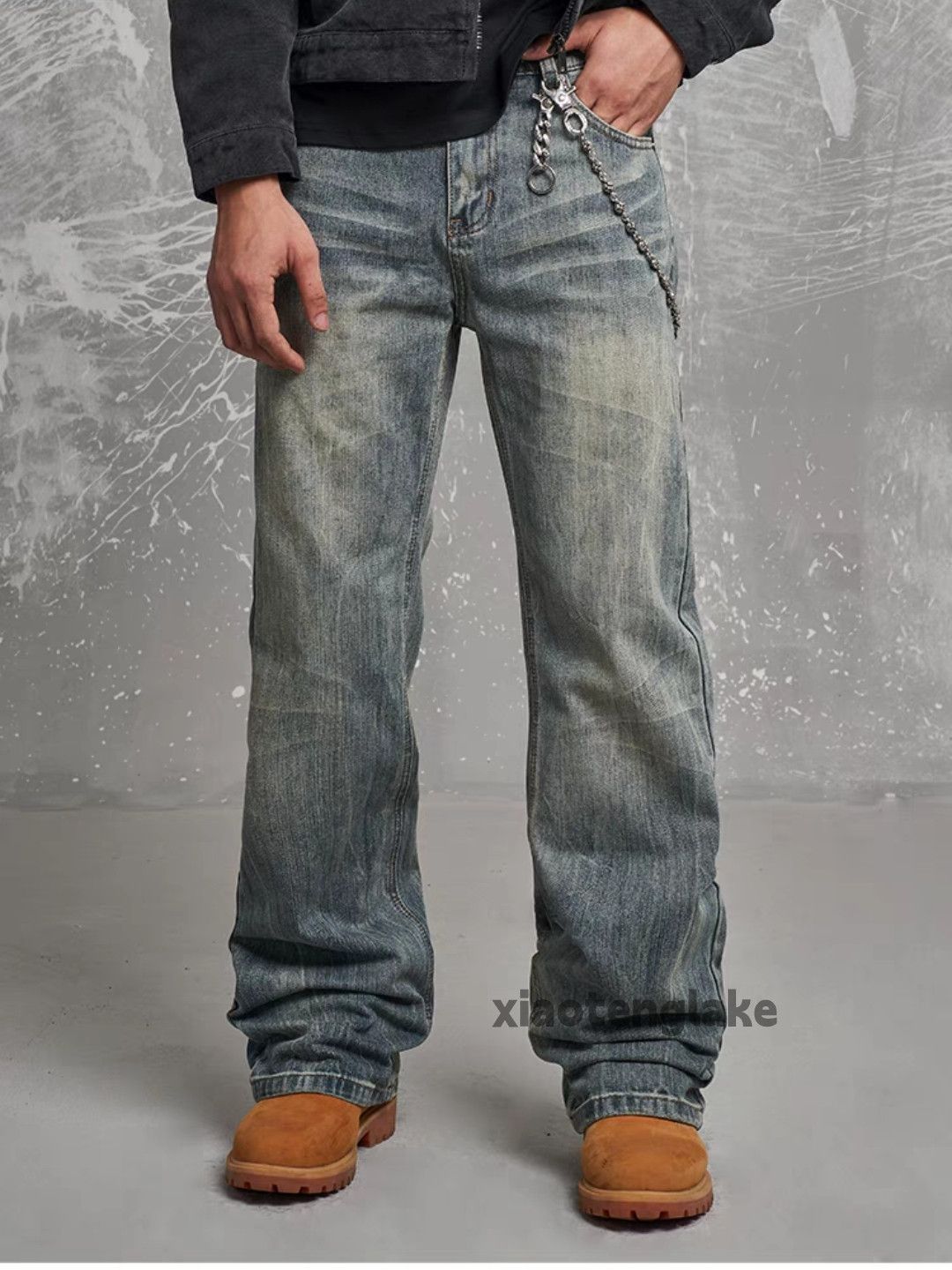 Jean × Vintage washed faded punk grunge yuppie cleanfit jeans Size US 32 / EU 48 - 5 Thumbnail