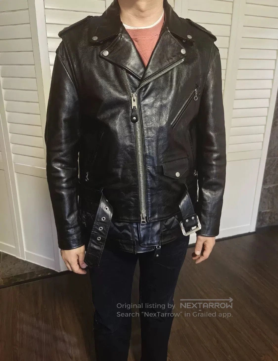 Sacai Sacai x MADSAKI x Schott Cowhide Biker Jacket. Size US M / EU 48-50 / 2 - 5 Thumbnail