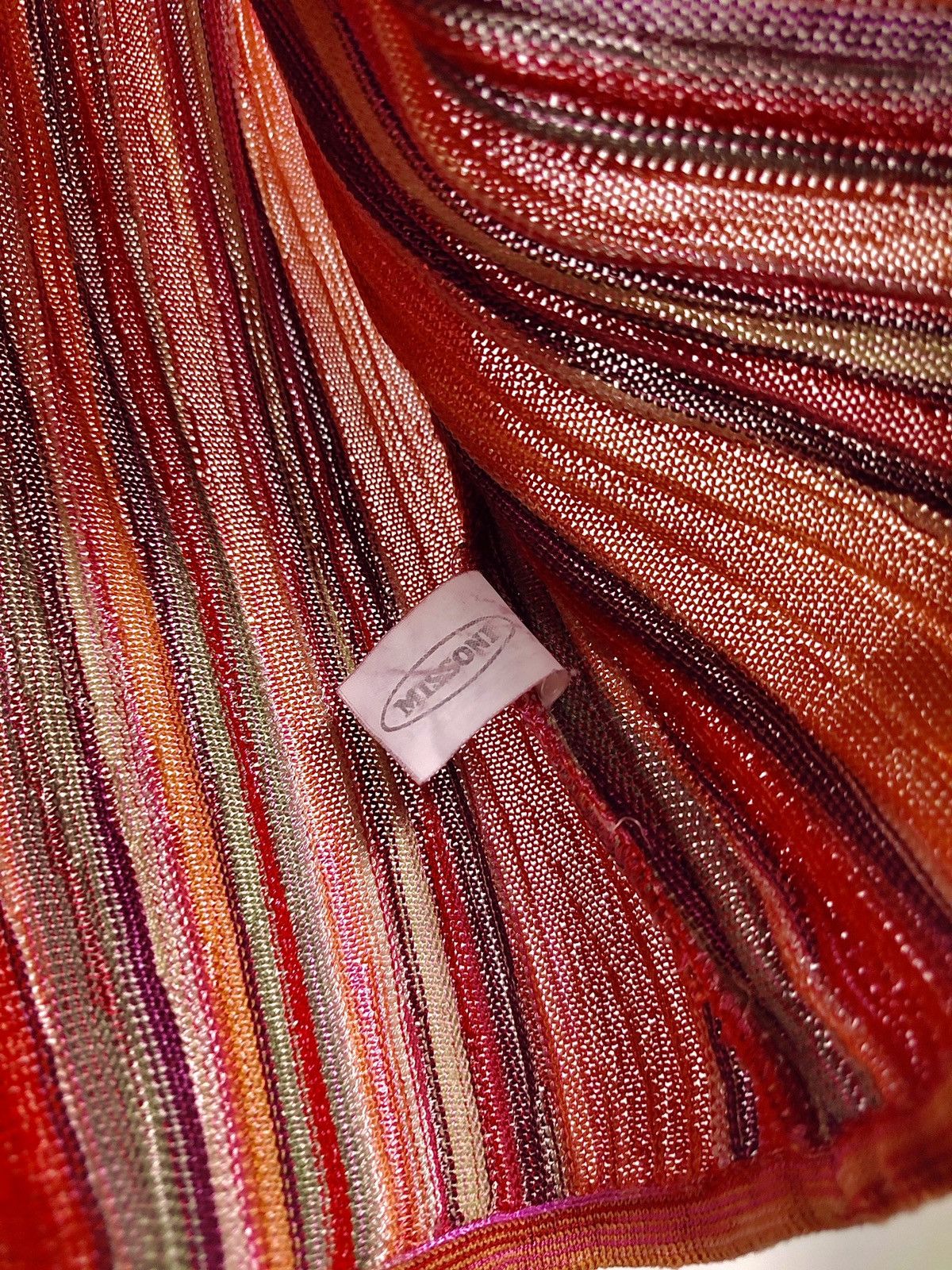 Missoni Missoni 3D Knit Cotton Rayon Blend Multicolor T-Shirt Size M / US 6-8 / IT 42-44 - 8 Thumbnail