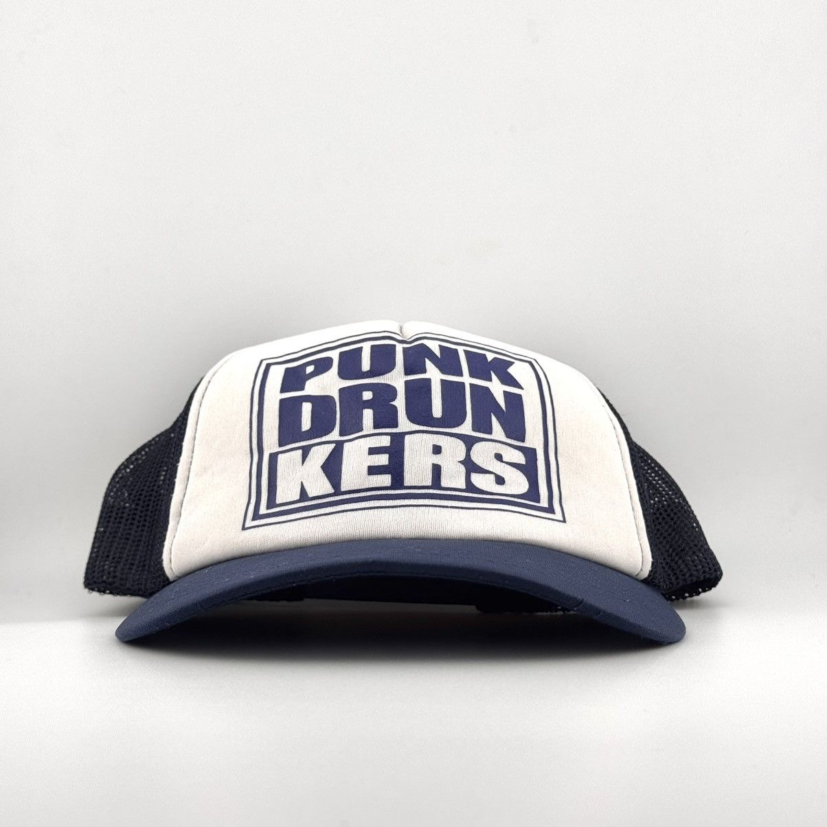 Vintage Punk Drunkers Trucker Hat Chaotic Streetwear Y2K Cap Size ONE SIZE - 1 Thumbnail