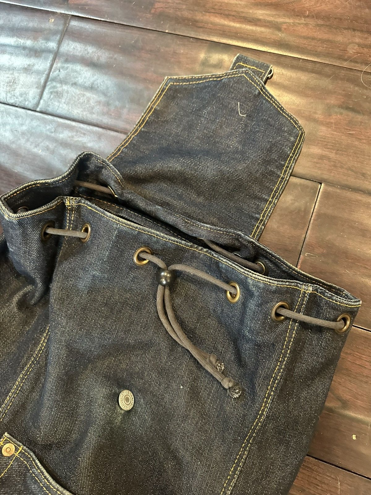 Other Rare Evisu Custom Denim Back Pack Size ONE SIZE - 4 Thumbnail