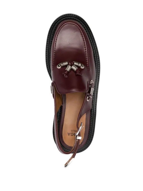 TOGA VIRILIS Toga Virilis sling-back leather loafers Size US 9 / EU 42 - 4 Thumbnail